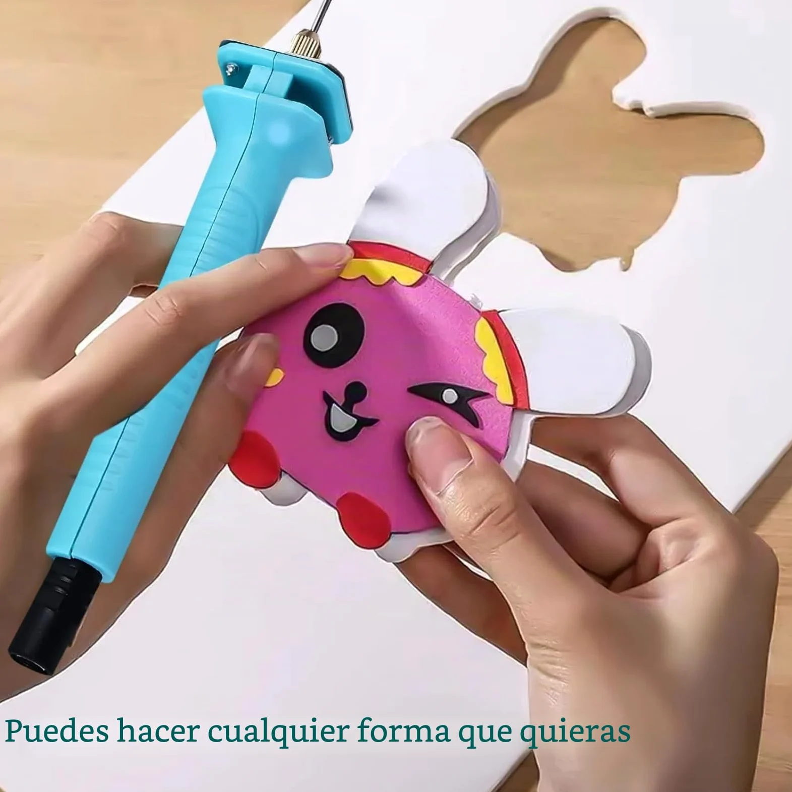 SEAFRONT Cortador de Alambre Caliente Pluma de Grabado Eléctrico 30W 25cm Máquina Cortadora de Poliestireno Kit Herramientas Profesional con Adaptador de Corriente Incluido