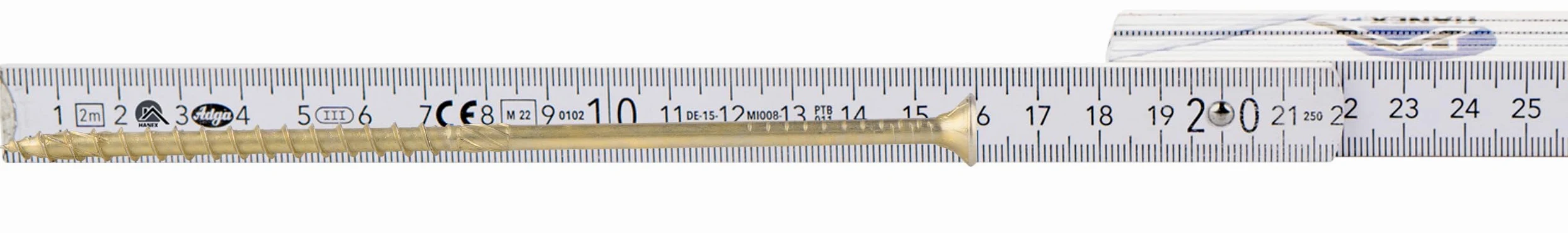 TORX - Tornillos para aglomerado (100 unidades, rosca parcial, galvanizados, 6 x 160 mm)
