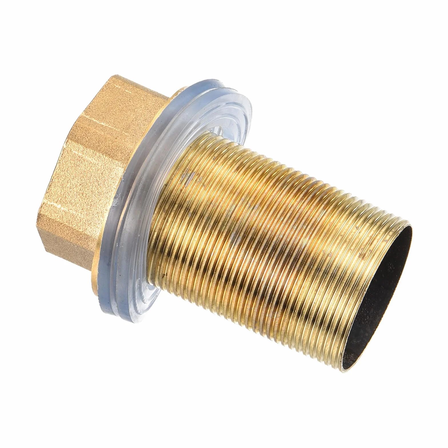 QUARKZMAN 1 Pieza 2.36 Pulgadas Tubo de Montaje de Extensión de Grifo con Arandelas, Tuerca de Bloqueo, Kit de Accesorios de Grifo, Bronce