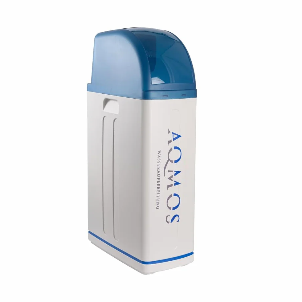Aqmos R2D2-48 - Descalcificador de agua con juego de conexión de 2,5 cm (1"), descalcificador de agua para hogares de hasta 5 personas, sistema antical para agua blanda