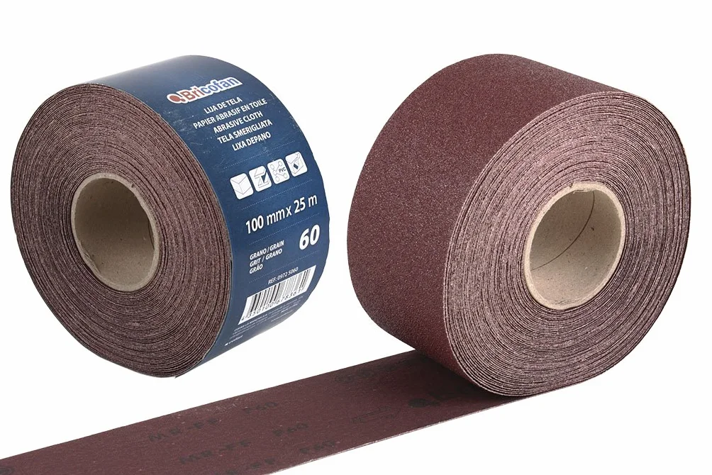 ROLLO LIJA TELA UNIVERSAL 100 X 25 M. G.60 - Unid: 1