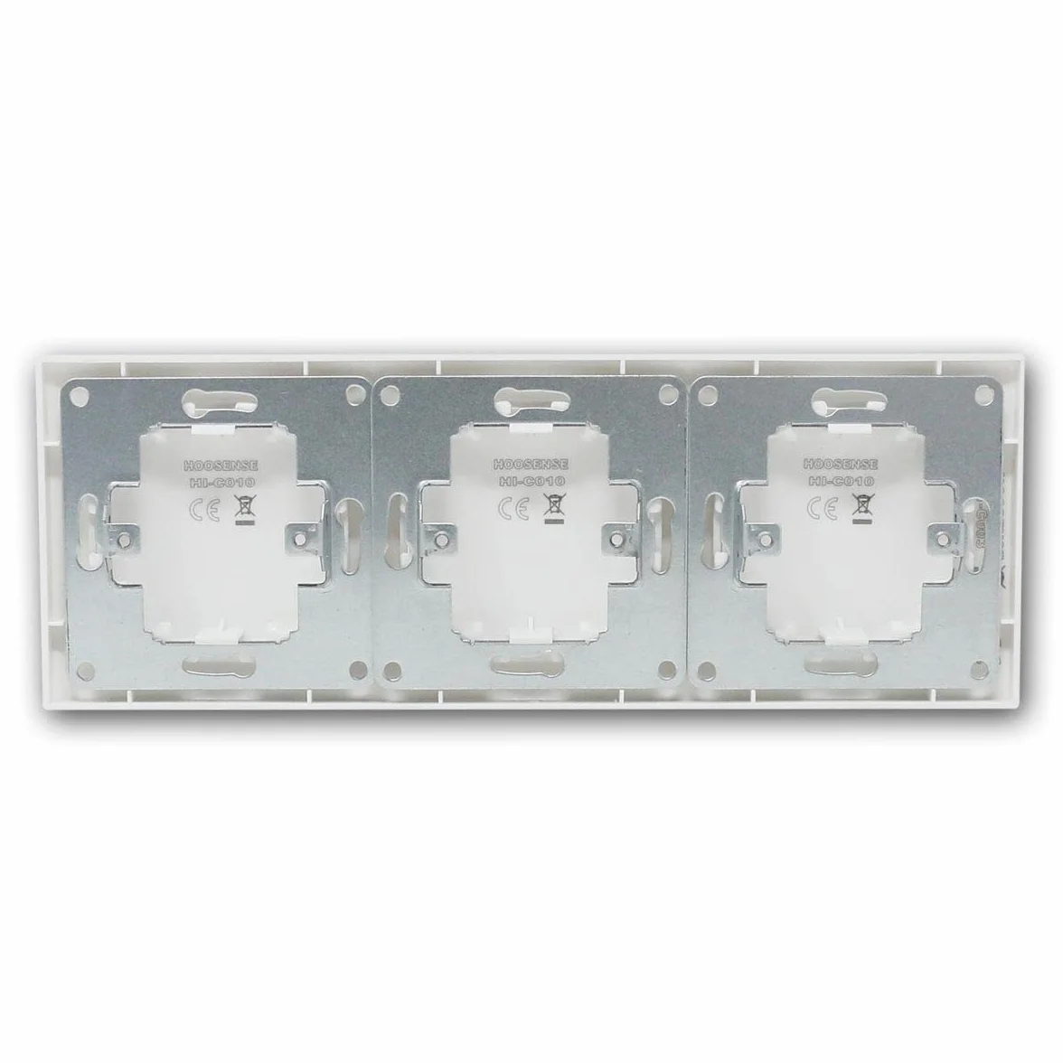 Tapa/panel triple FLAIR, color blanco, con marco triple