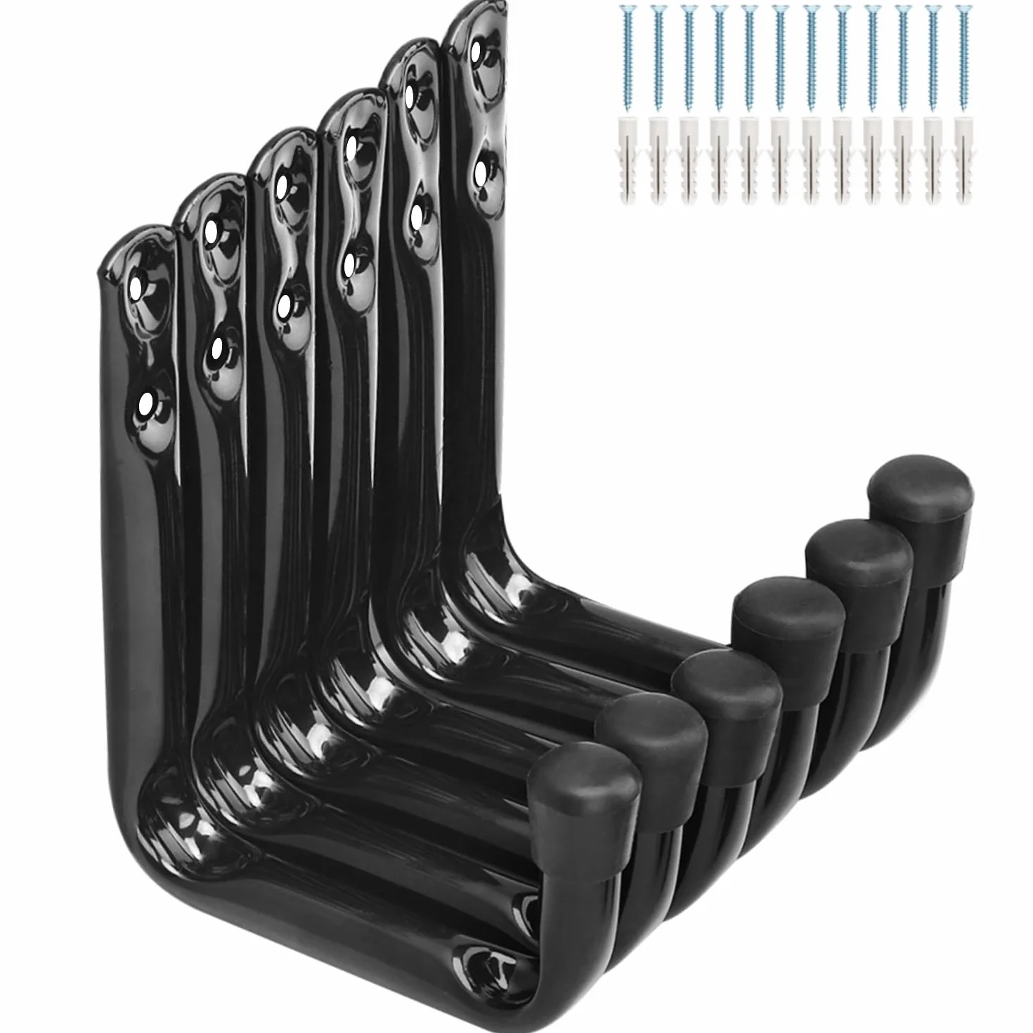Ganchos de garaje 6 unidades ganchos de utilidad duraderos para colgar objetos soportes de pared