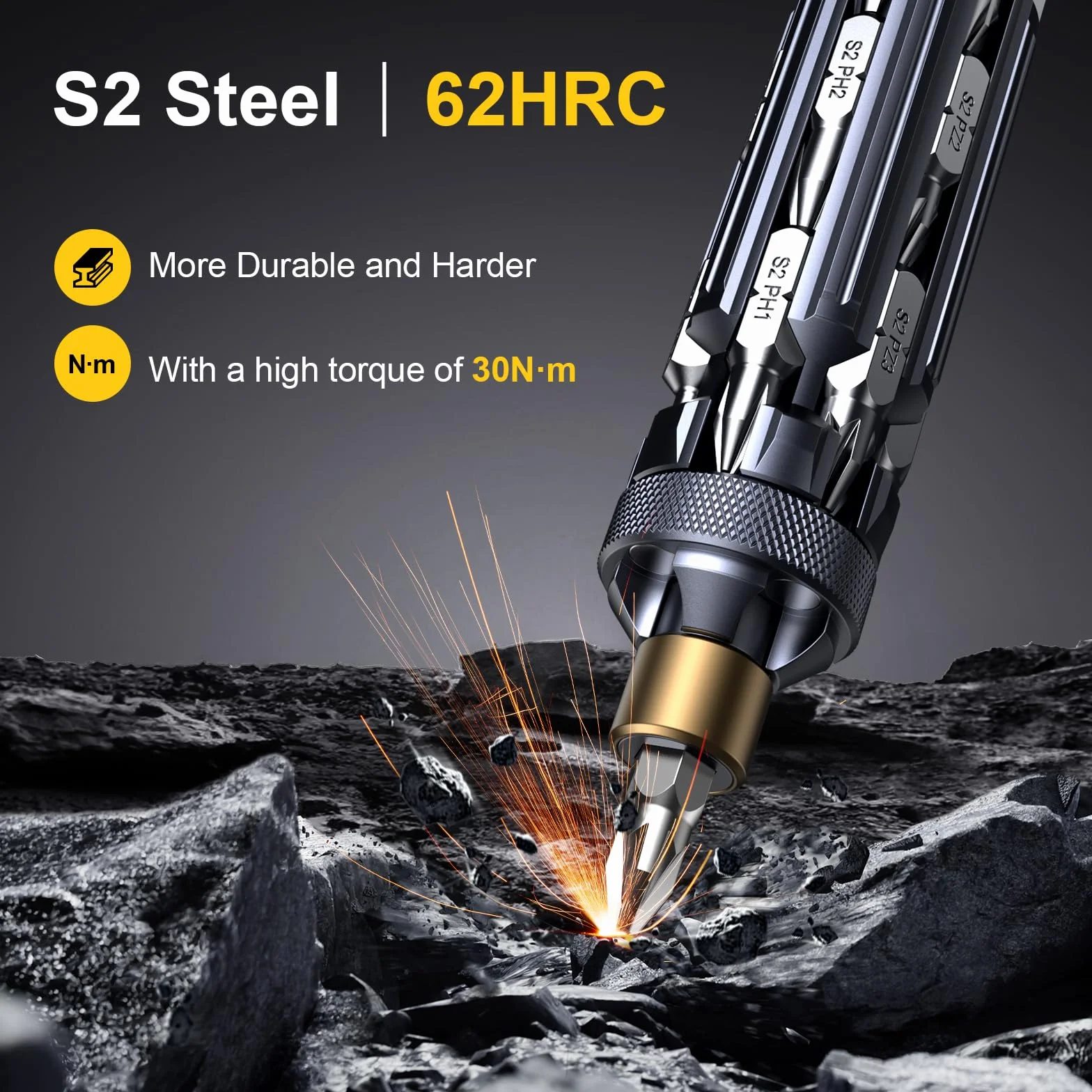 JOREST 19 en 1 Herramienta Multifunción Juego de Destornilladores con Torx, Regalos de Cumpleaños Navidad Gadgets para Hombres Papá Él, Kit de Bolsillo Magnético de Herramientas de Reparación