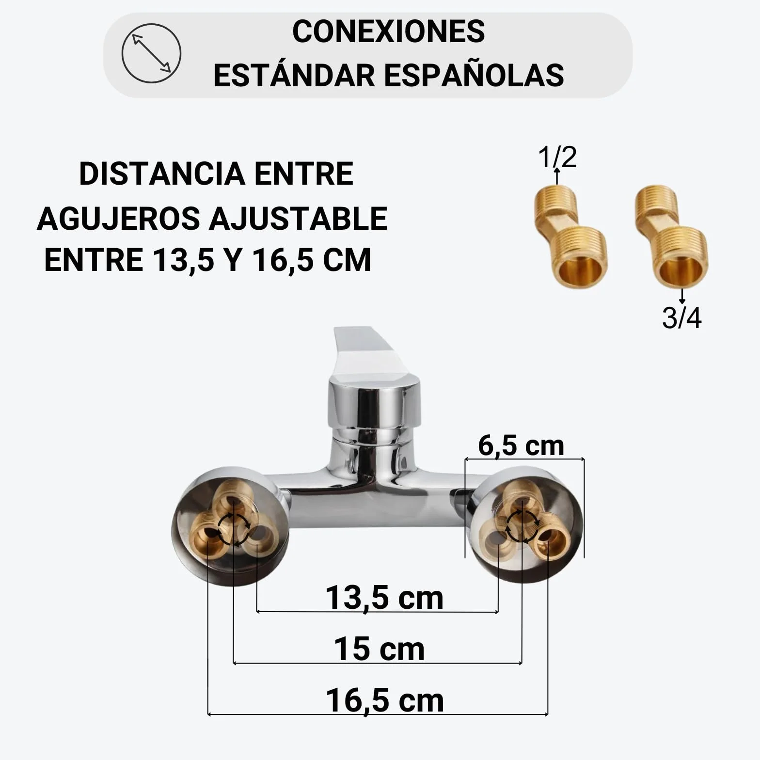 Grifo BAÑERA - GRifo DUCHA - GRIfo de ducha - GRIFo bañera y ducha - GRIFo de bañera - monomnado Ducha