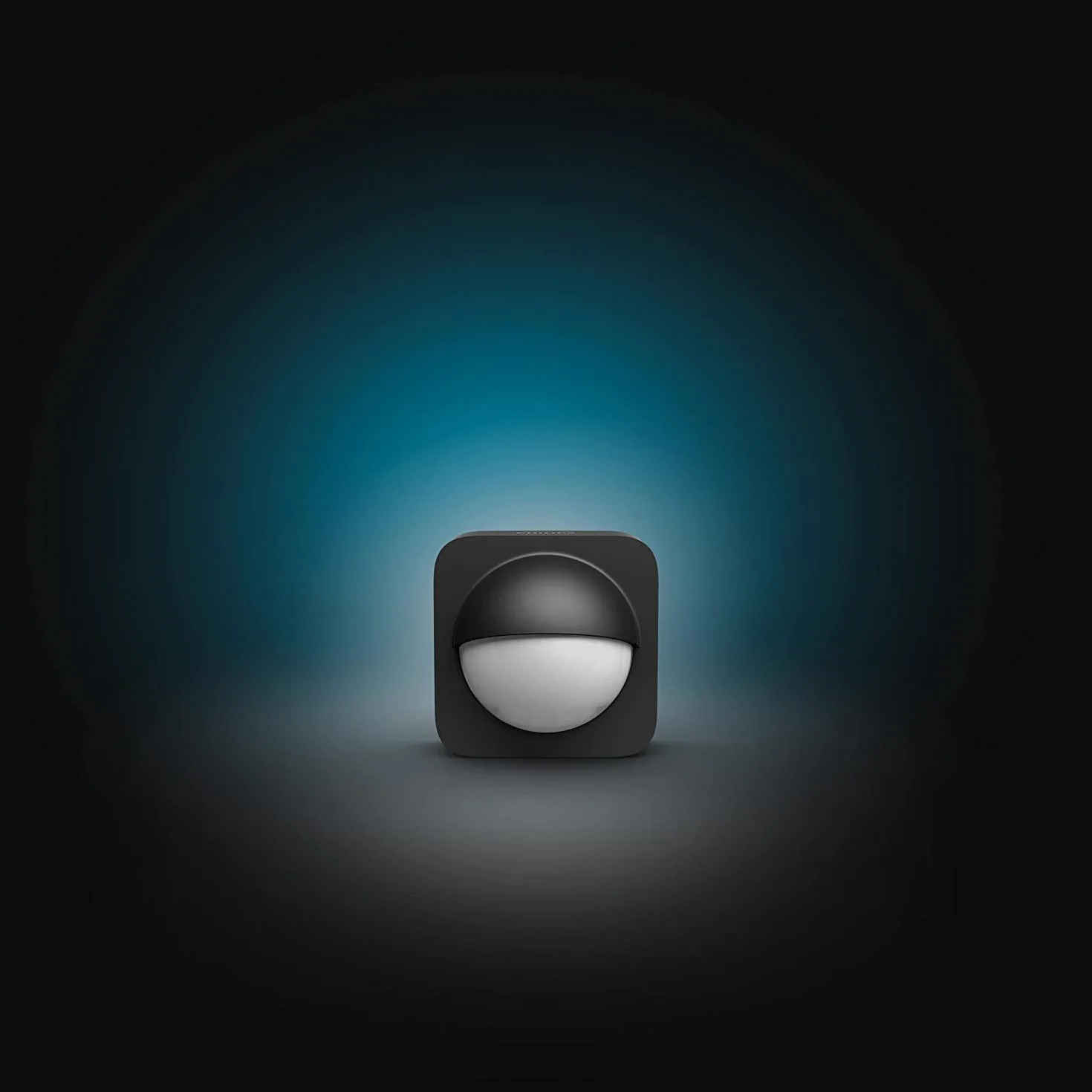 Philips Hue Sensor de Movimiento Exterior, Accesorio Inteligente Compatible con Alexa y Google Home, Negro