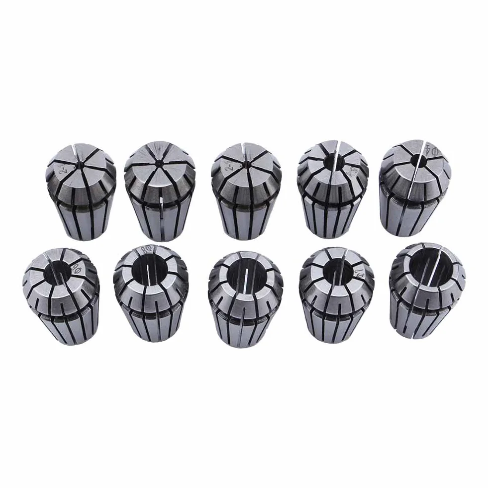 ER16 Juego de alicates de sujeción ER16, resorte Collet Chuck, 1-10 mm, para máquina de grabado CNC y herramienta de torneado, 1-10 mm, 16 piezas