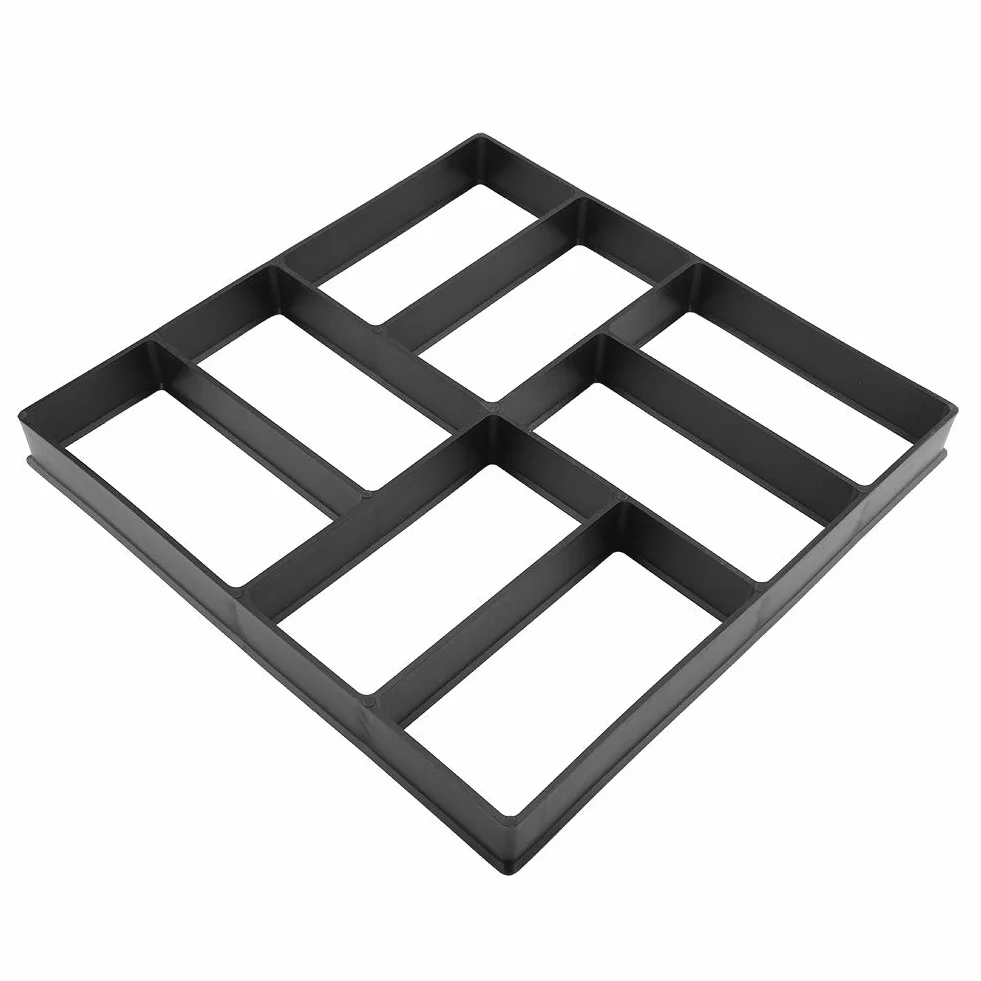 Zerodis Molde para Cemento Molde pavimento Moldes con rectángulos hormigón, Molde de Pavimiento Concrete para Escalón, Camino, Jardín