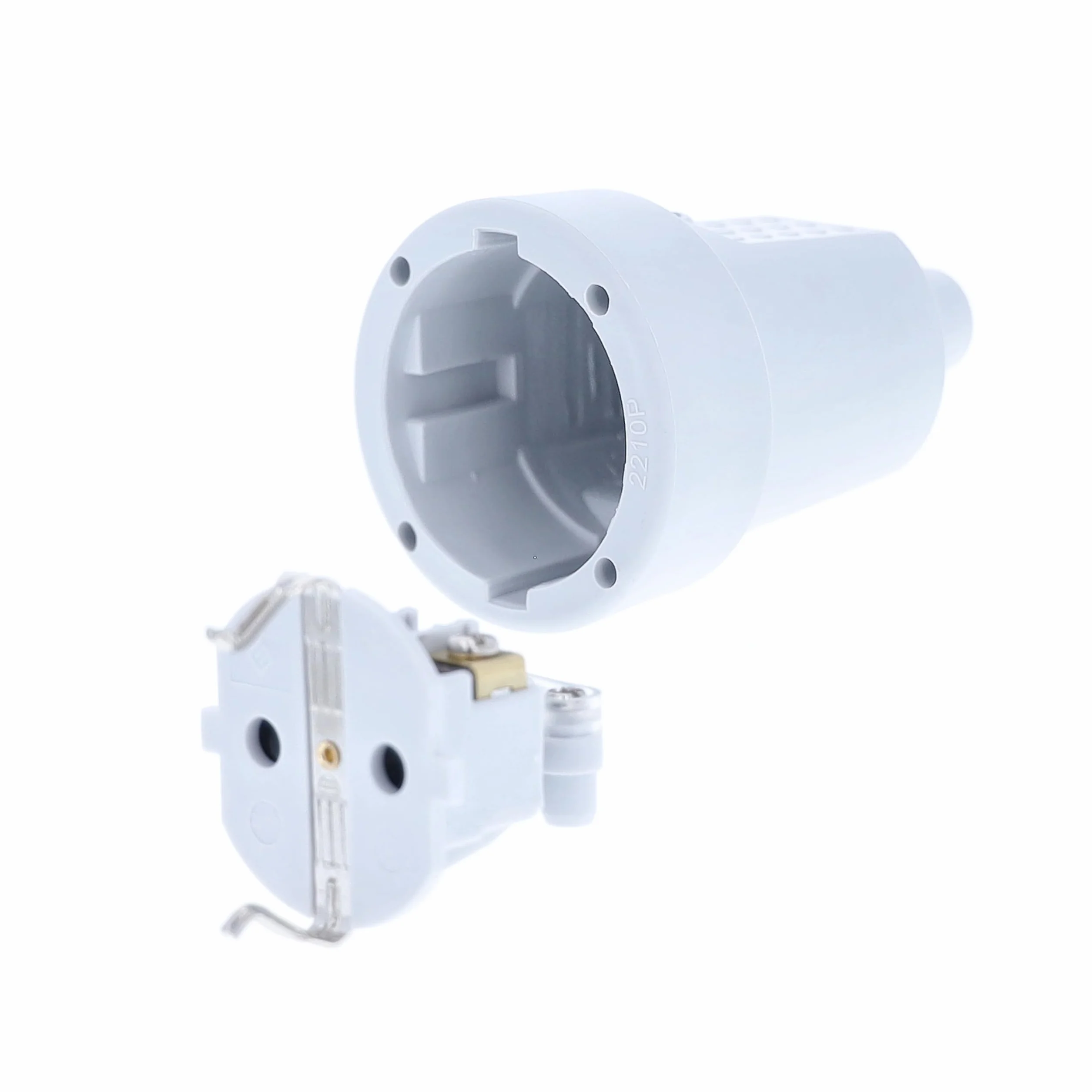 Schwabe Acoplamiento PVC 1,5 mm² 230 V 16 A Gris