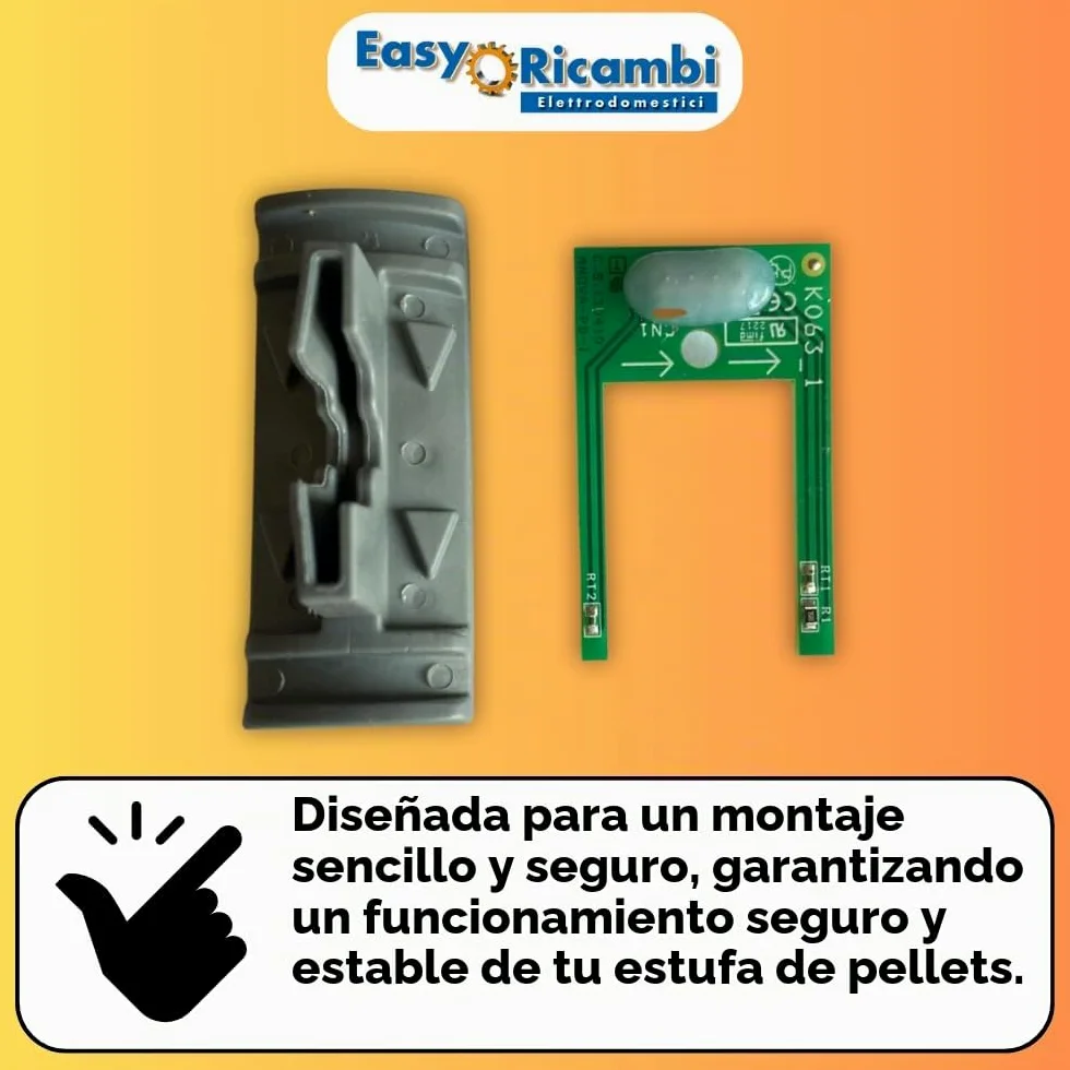 Sensor de flujo de aire debímetro Micronova para estufa de pellets - Compatible con estufas Nórdica Extraflame Dalzotto ECOTECK LAMINOX LA NORDICA EXTRAFLAME RAVELLI RDS