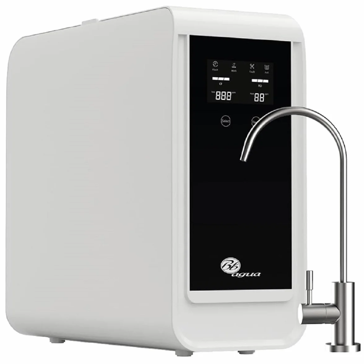 BBAGUA Home Direct Flow 600 Sistema de Ósmosis Inversa Bajo Fregadero 1.6 L/min Grifo y Kit Incluidos