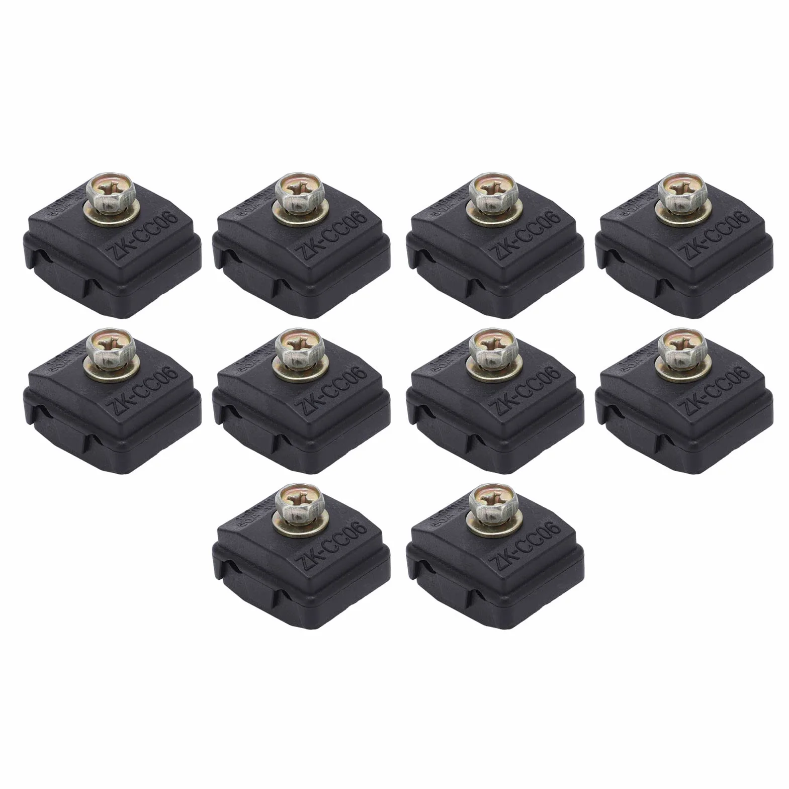 Abrazadera de Perforación de Aislamiento, 10 Piezas Conector de Cable Tipo T Insertos de Cobre Estañado de Alta Seguridad para Líneas Aéreas Exteriores para Edificios de Gran,alambre y cable