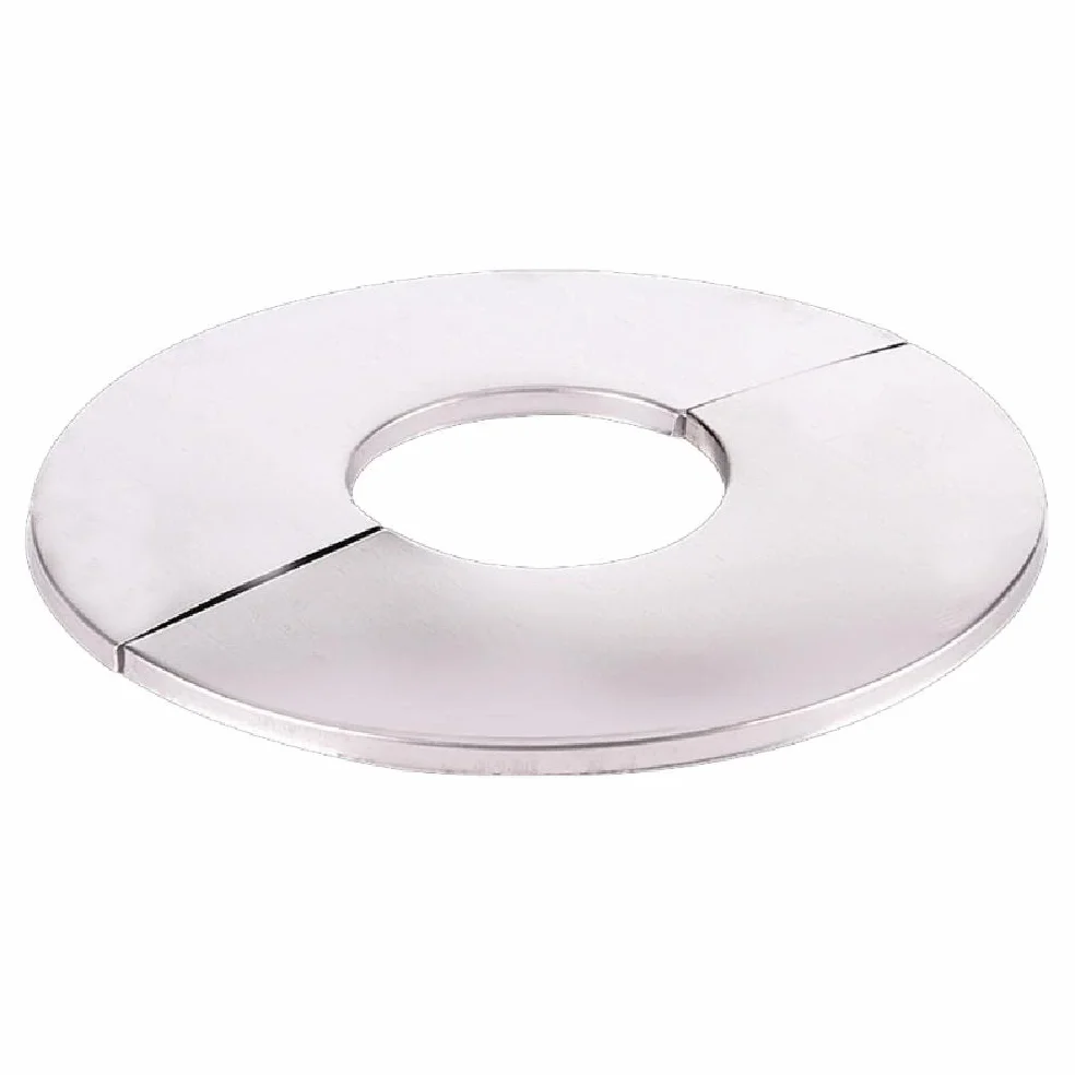 Placa de roseta redonda dividida de acero inoxidable brida dividida para tuberías con 24/28/35/42/51 mm de diámetro accesorios de baño rosetas tapa grifo