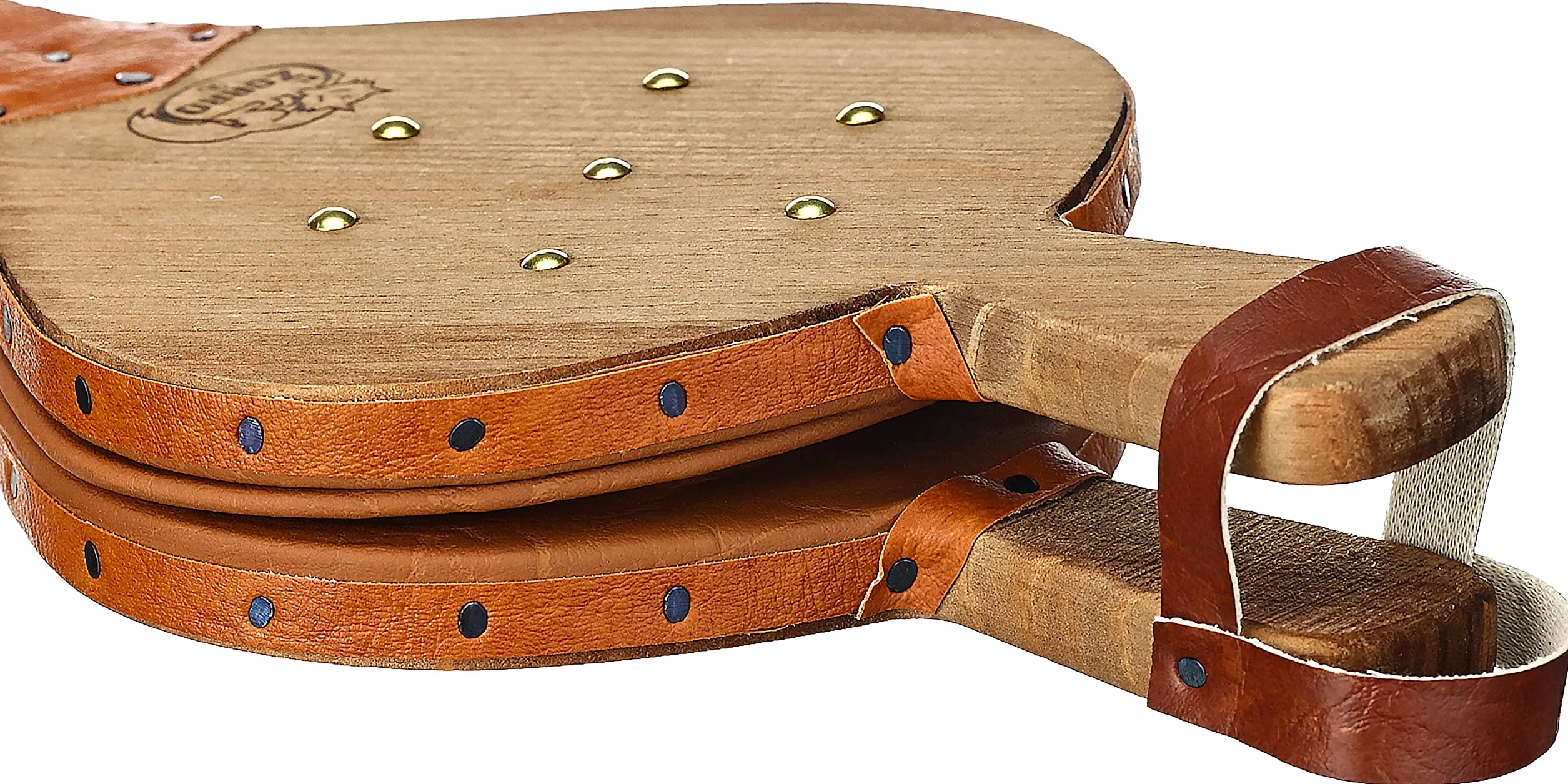 Imex El Zorro – Fuelle de Madera y Cuero 44x16 cm | Guarnición Skay | Accesorio para Chimeneas, Barbacoas y Estufas