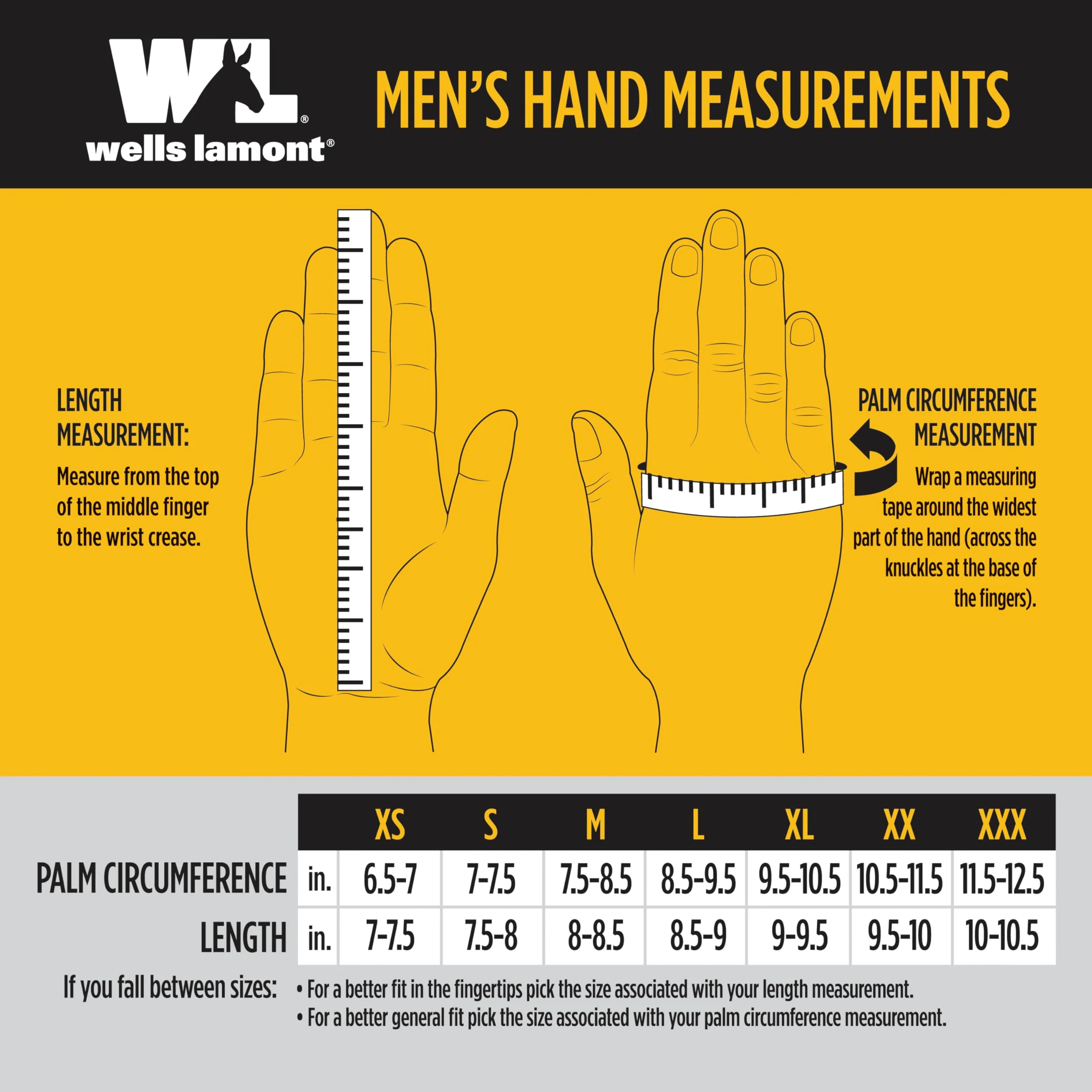 Wells Lamont Guantes de trabajo para hombre, cuero vacuno, palma reforzada, talla S | Resistente a la abrasión, resistente a pinchazos, construcción, agricultura, ganadería, resistente, sin cordones