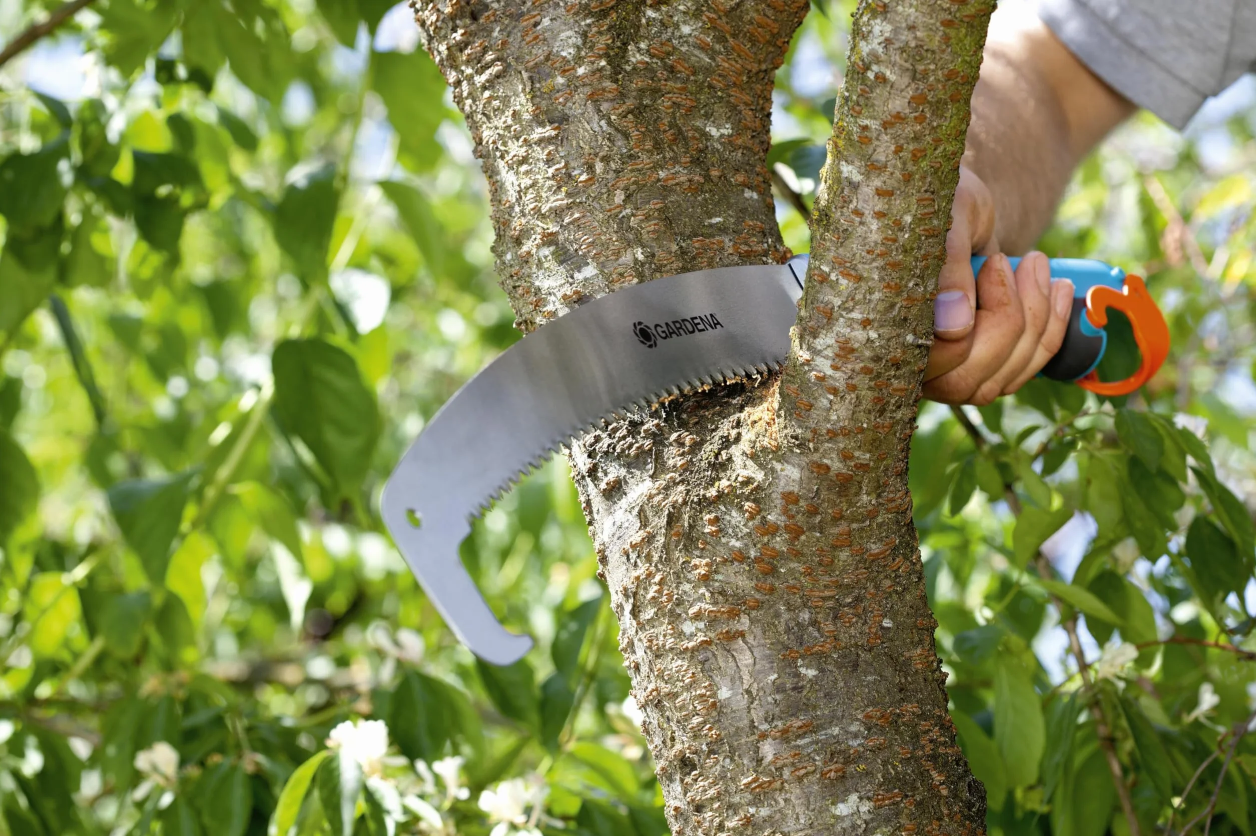 Gardena combisystem Sierra curva 300 P, hoja 340 mm, cromado duro