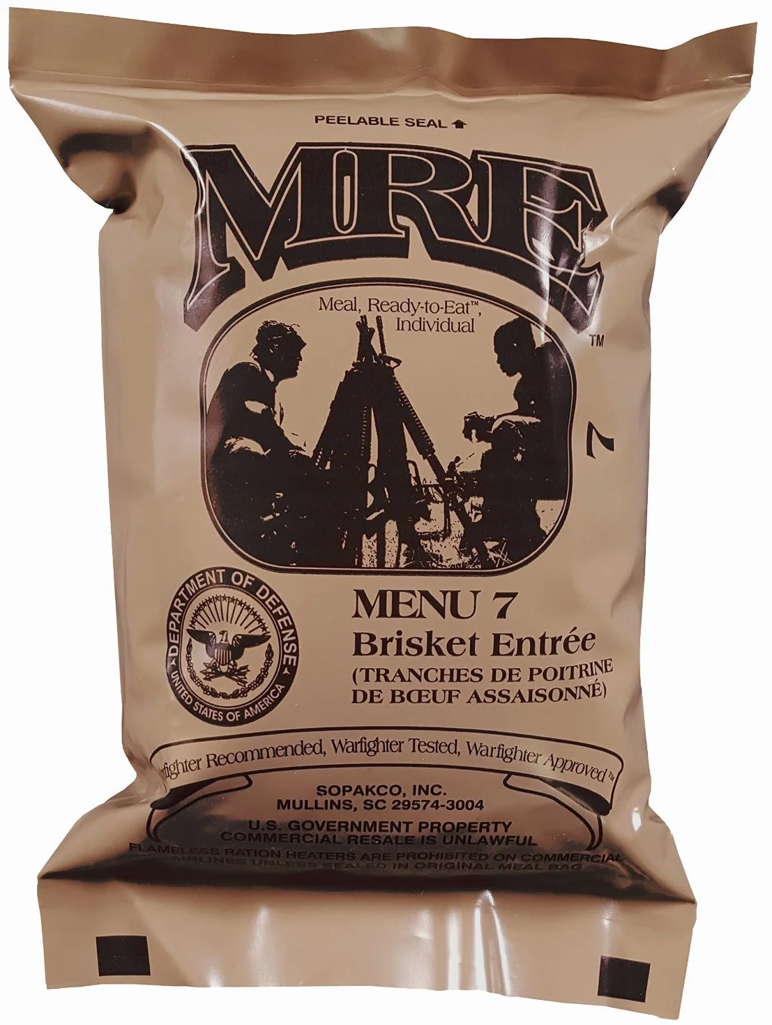 Ammo Can Manultimate Mre, Pack Date Printed On Every Meal - Meal-Ready-To-Eat