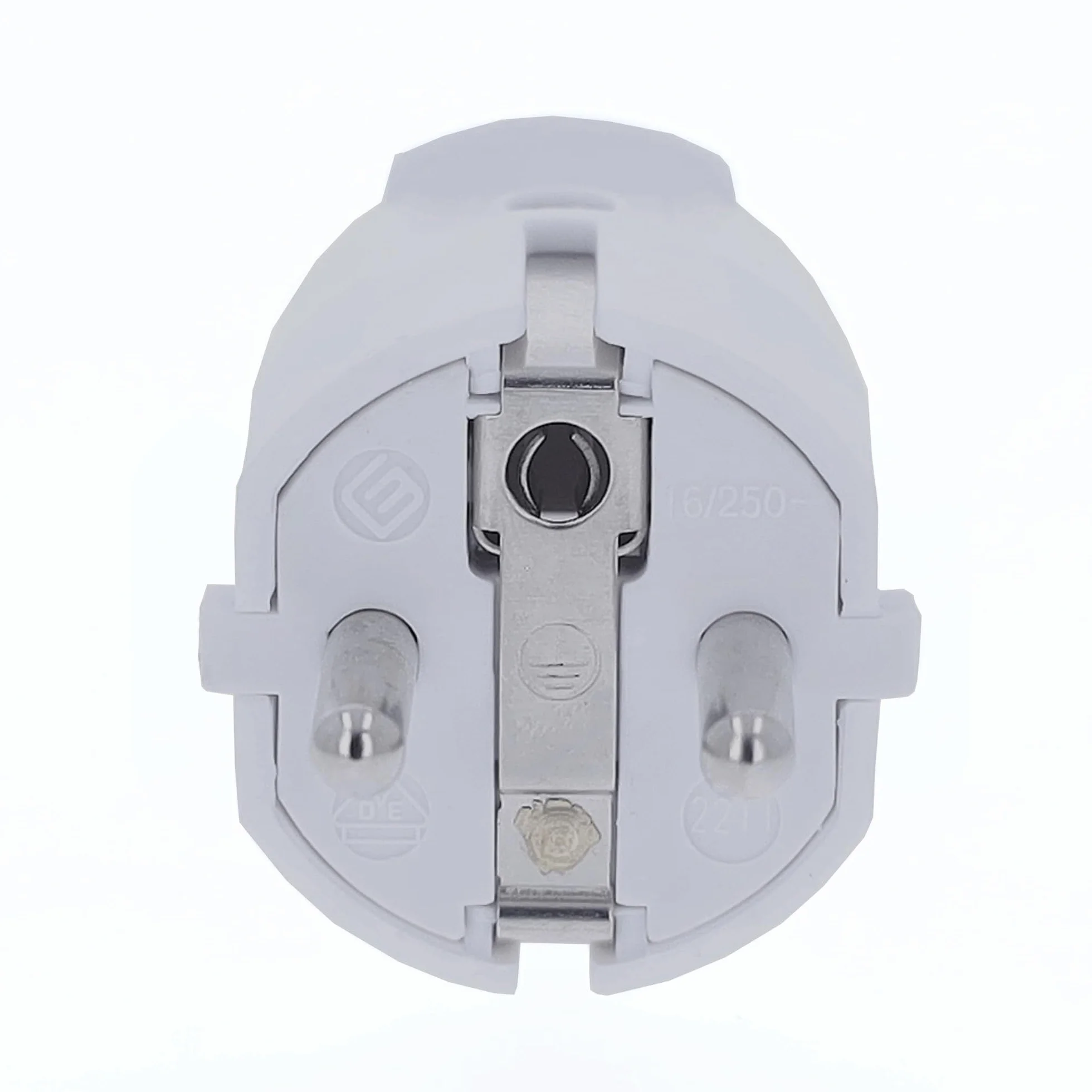 Schwabe 62221 Enchufe de PVC Blanco Doble Contacto 230 V