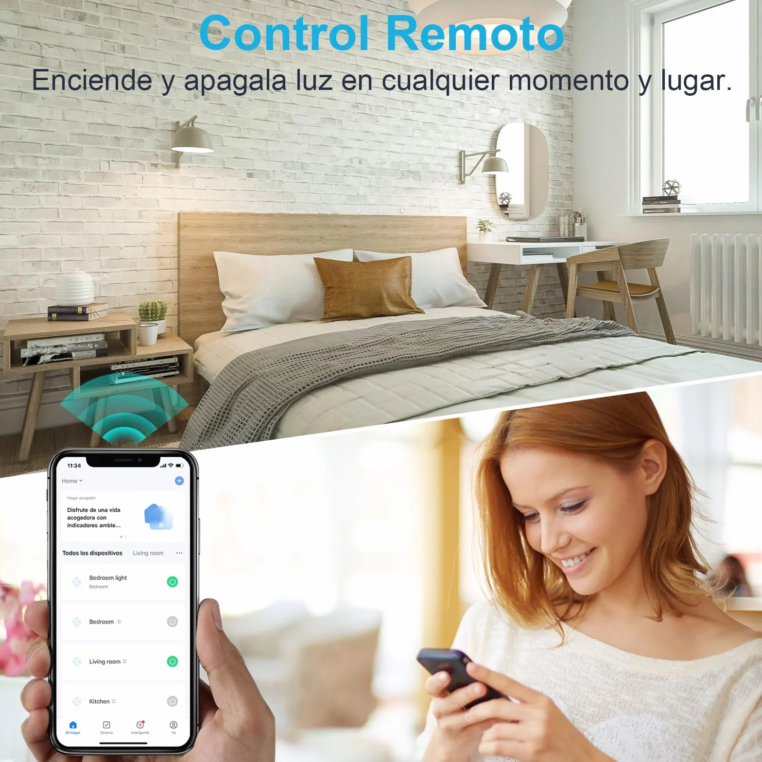 Enchufe Inteligente Alexa, Enchufe Wi-Fi Medidor Consumo, Tomada Inteligente Programable con Temporizador, Control Remoto por APP&Voz, Compatible con Alexa, Google Home y SmartThings, 16A 3680W, 1Pack