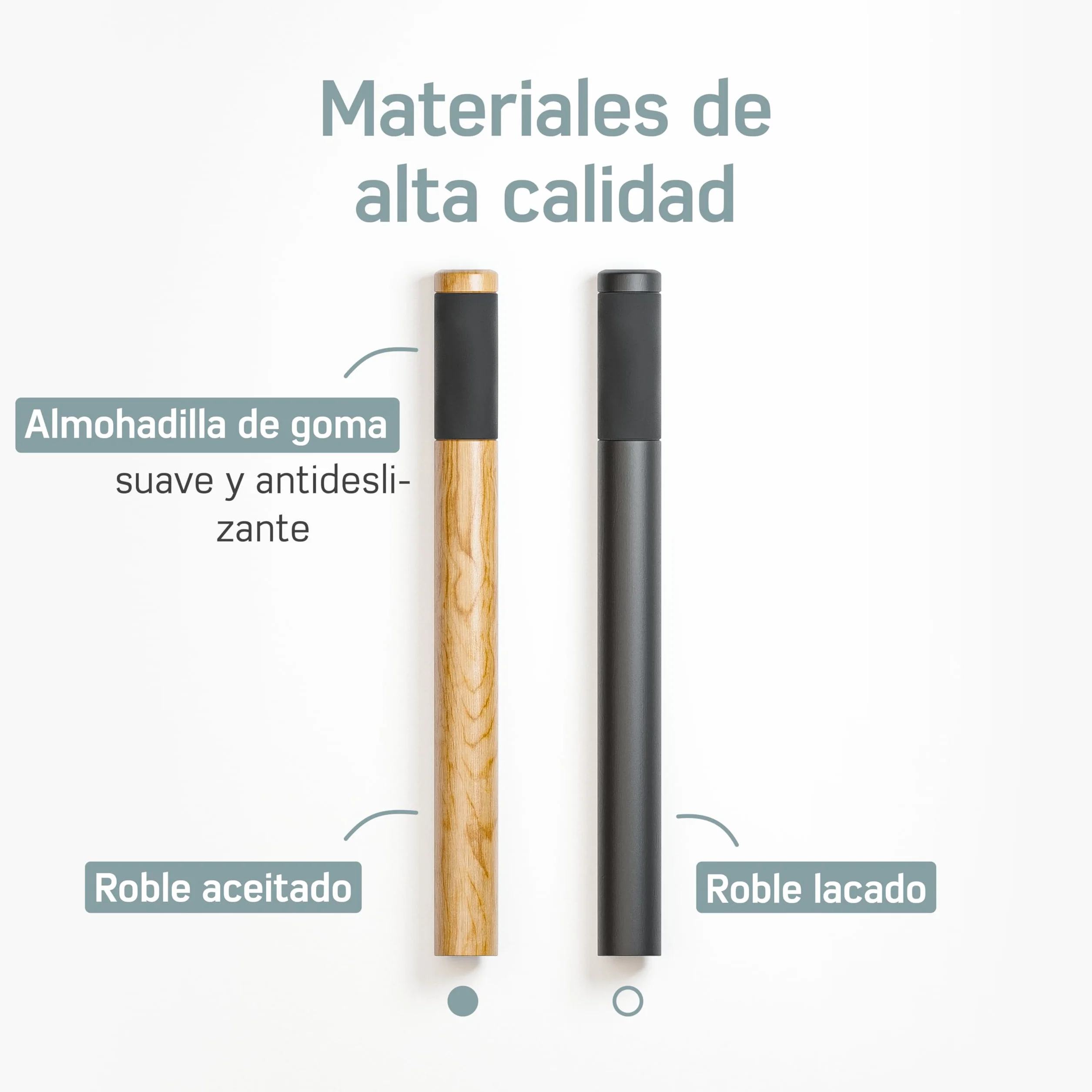 Borgen Soporte bicicletas pared madera roble noble para bicicletas carretera mtb ciudad