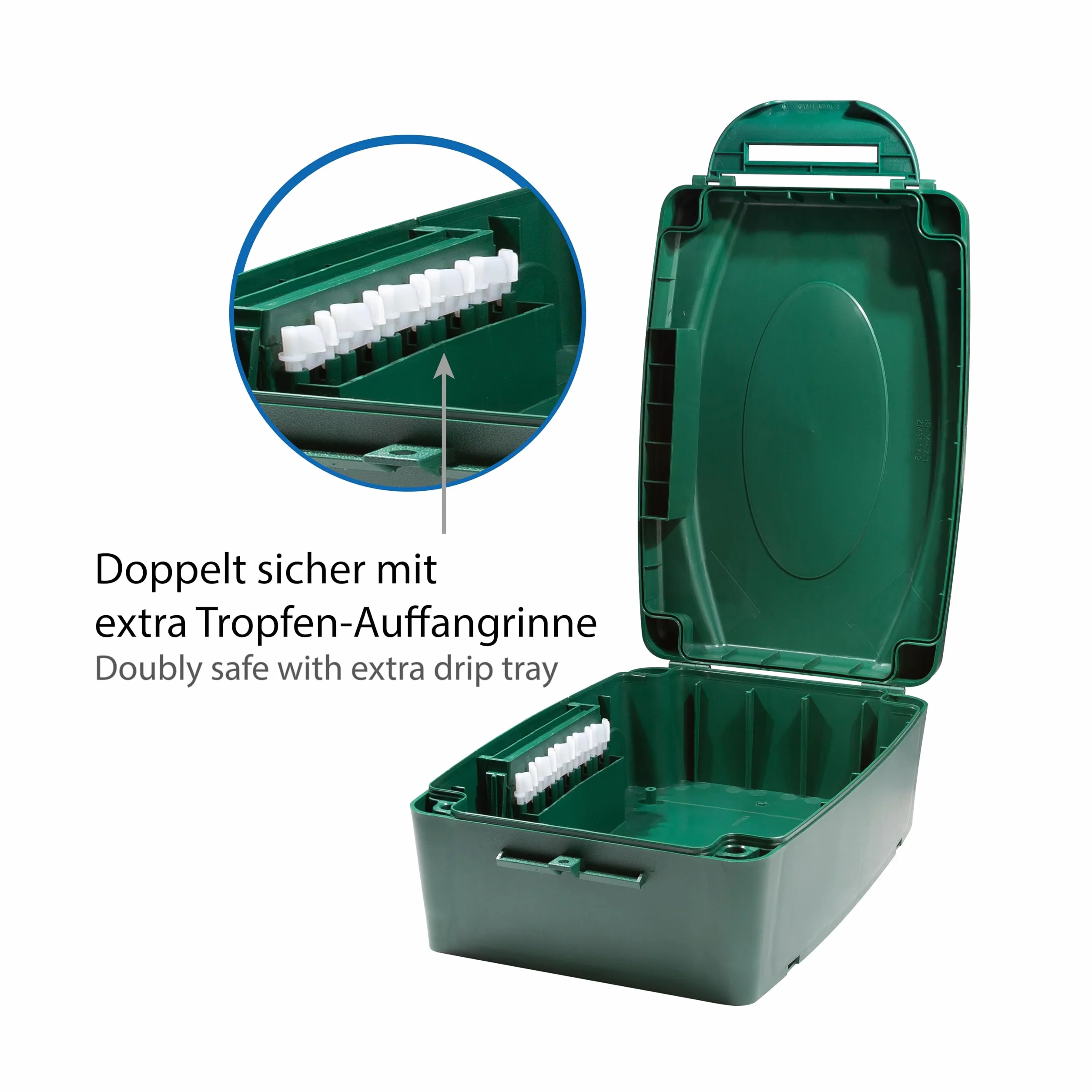 Logilink - Caja electrónica Resistente a la Intemperie para Uso en Exteriores en Verde con protección contra el Polvo y Salpicaduras (IP54), 32 x 21 x 11,5 cm