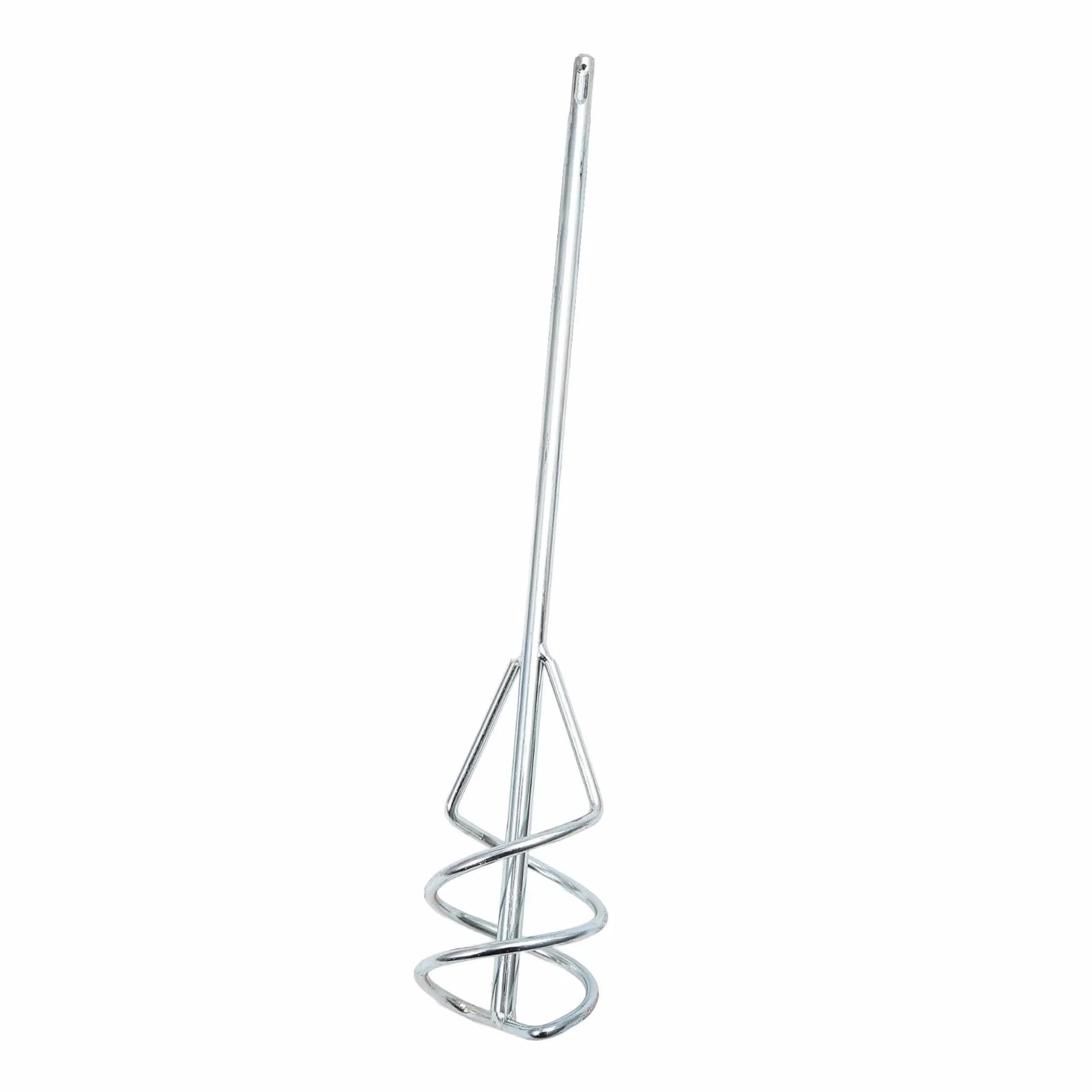 predolo Varilla para mezclar hormigón, varilla agitadora en espiral, resistente al óxido, fácil instalación, mezclador de pintura y yeso para taladro, 8cmx40cm
