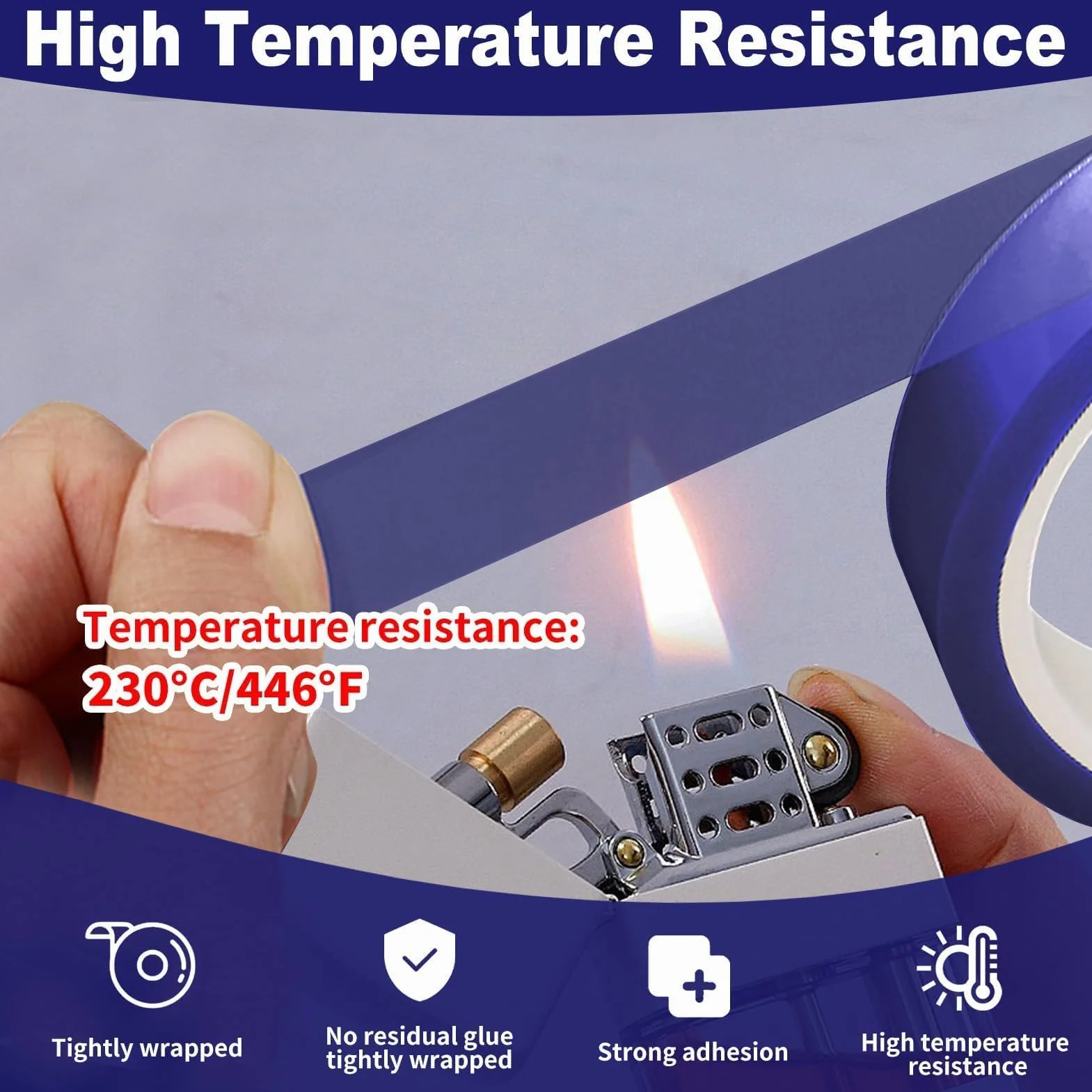 4 Rollos Cinta Termica 10 mm x 33 m Cintas Resistente Temperaturas Cinta Termica Sublimacion para Impresoras Sublimación, Impresiones Electrónicas, Transferencia Térmica y Circuitos Impresos
