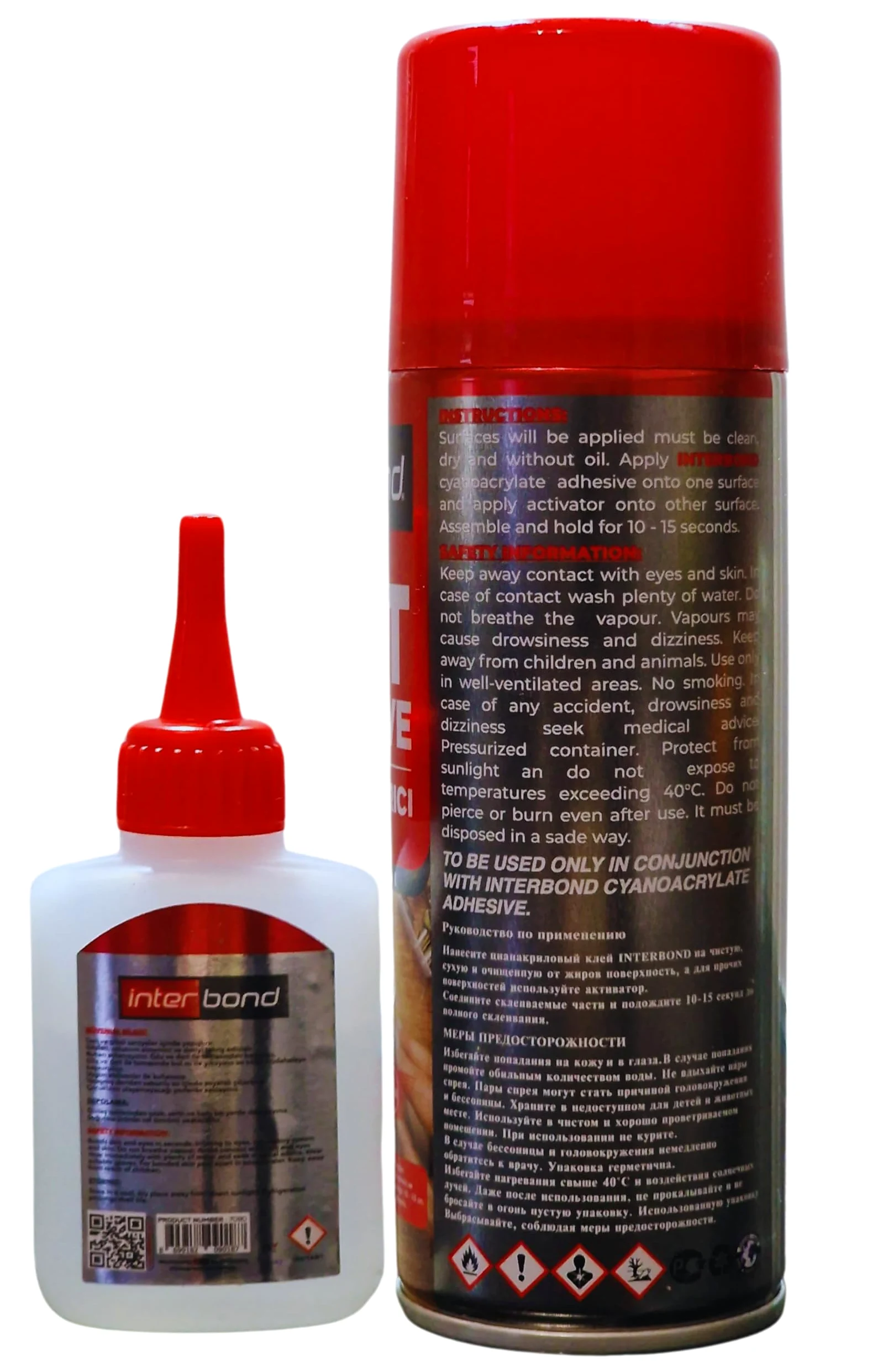 Superadhesivo extra fuerte con activador CA adhesivo (100 g, 400 ml)