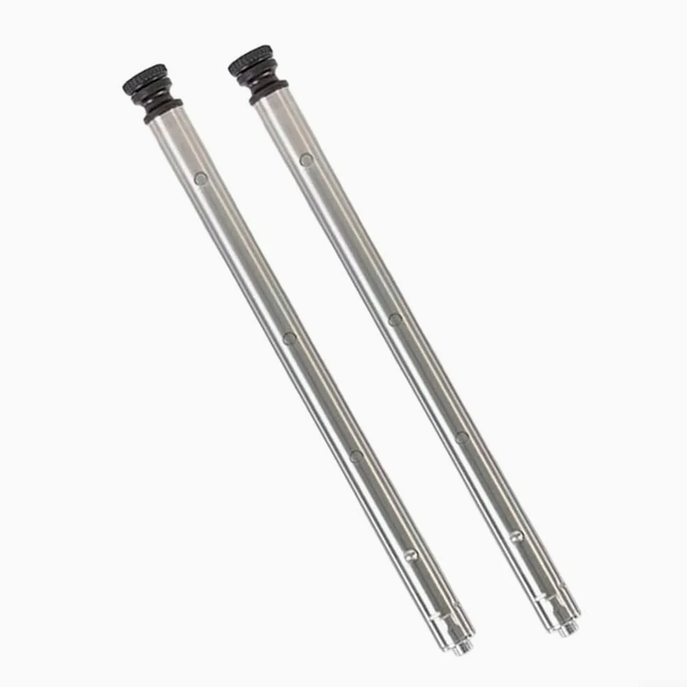 Juego de 2 patas de mesa extensibles de acero inoxidable 304 para mesas IGT, patas telescópicas para muebles de camping, altura regulable 40-66 cm o 50-83 cm, inoxidables, estables para pícnic al aire