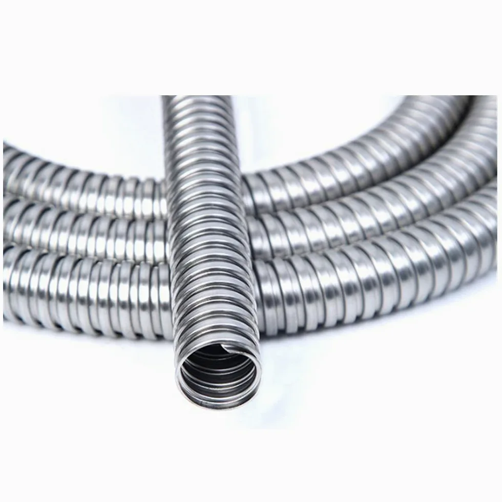 Manguera de metal de acero inoxidable, tubo de roscado corrugado, carcasa de alambre, tubo de protección de alambre-25mm * 1m