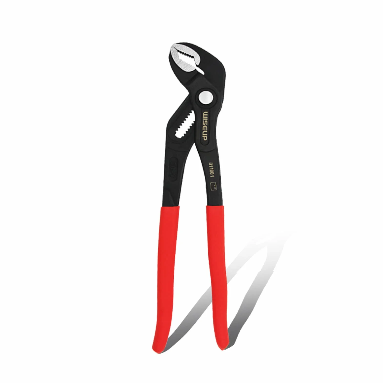 WISEUP Alicate Extensible de Pico Loro, 305 mm alicates, pico loro de material CR-V, tenazas de bomba de agua antideslizantes ergonómicas, herramientas fontaneria