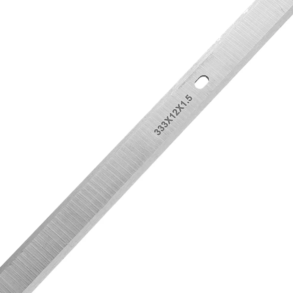 Genérico 4 Uds. De Cuchillos de Hoja cepilladora HSS de 13 ", 333x12x1,5mm, Herramienta de Corte de cepilladora de Madera de Doble Filo para DH330 DH316, Accesorio para carpintería