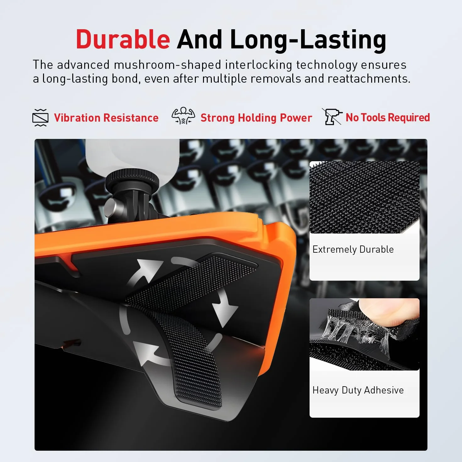 Dual Lock SJ3550 Cinta Adhesiva de Doble Extra Fuerte Resistente de 25,4 mm x 50,8 mm 8 piezas Negras resistentes y resellables con ganchos autoenclavables para interiores y exteriores decoración