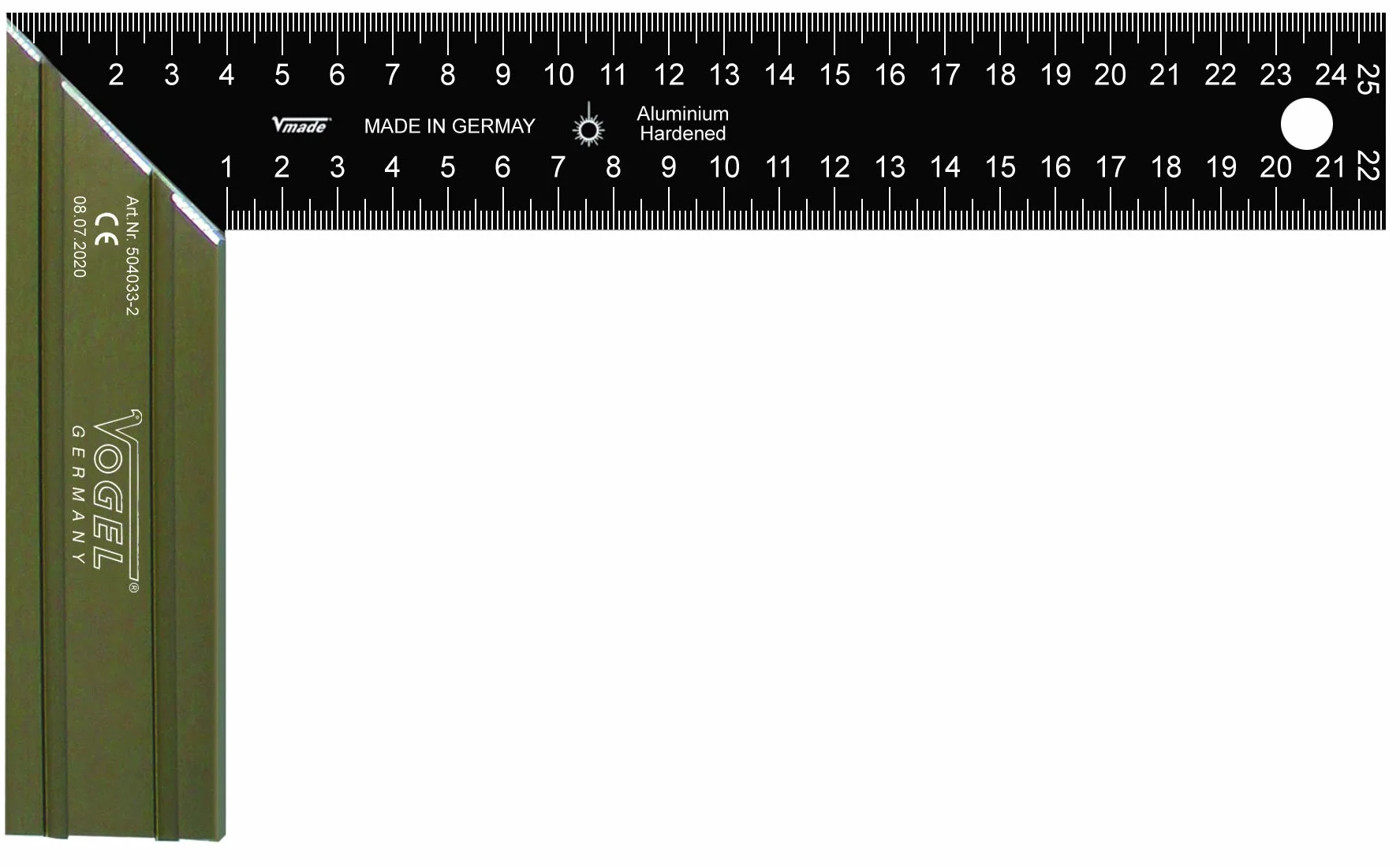 VOGEL-504033-Escuadra carpintero alu.250