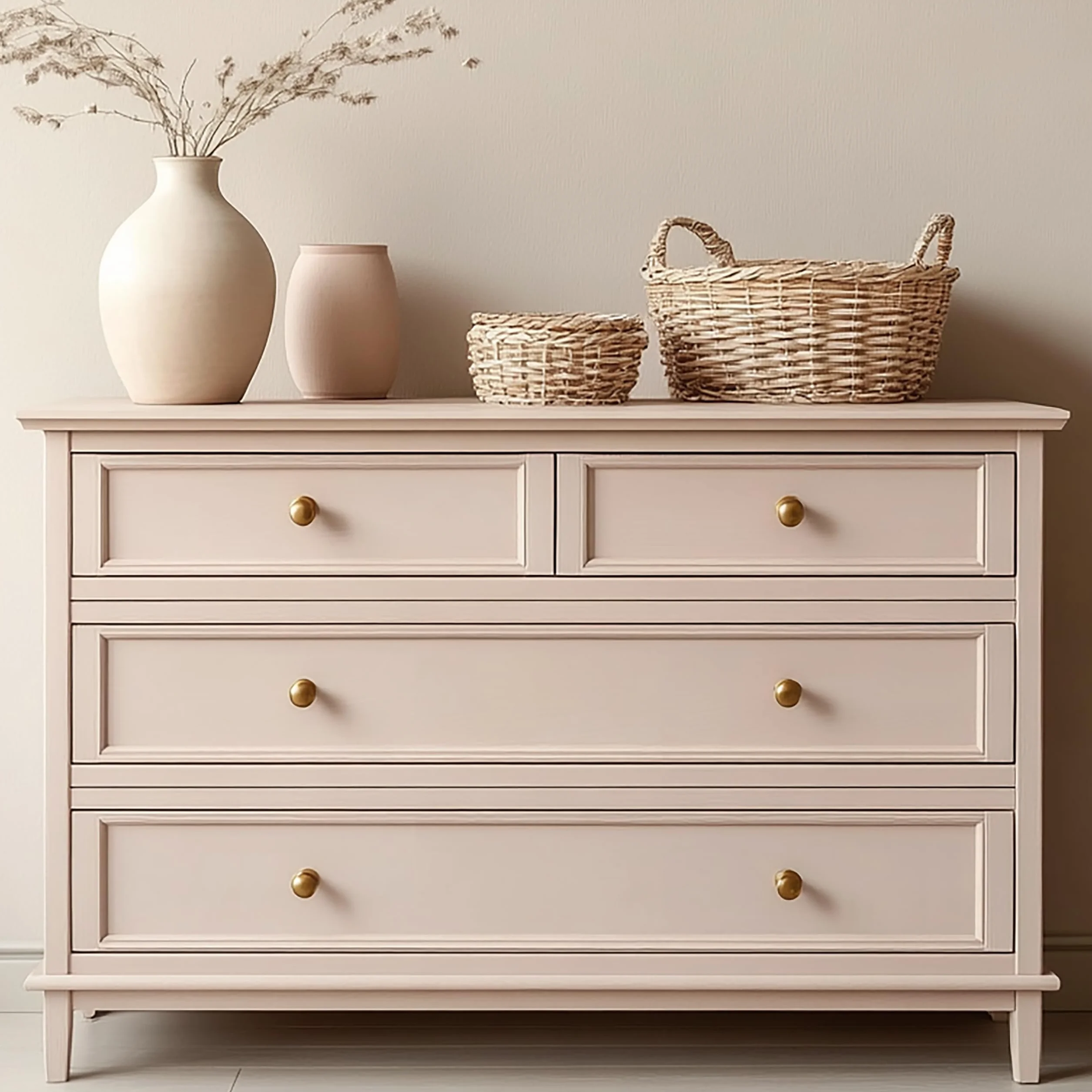 Creative DECO 1L Beige Arena Pintura a la Tiza para Muebles sin Lijar Chalk Paint | Pintura Madera Mate y Lavable | Renovación, Decoración, Manualidades | Posible Efecto de Barrido y Gradiente