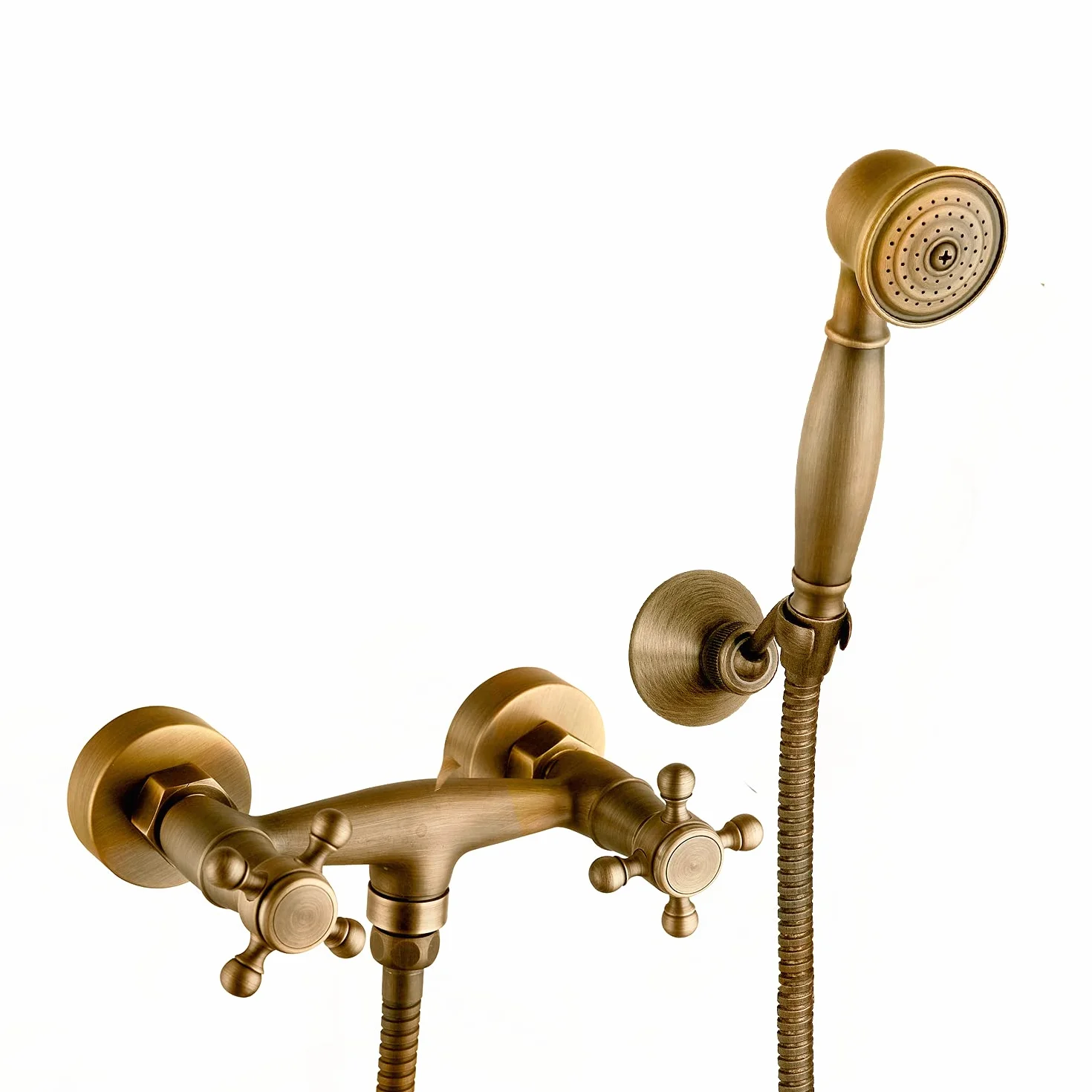 Grifo de ducha serie Almendro bronce