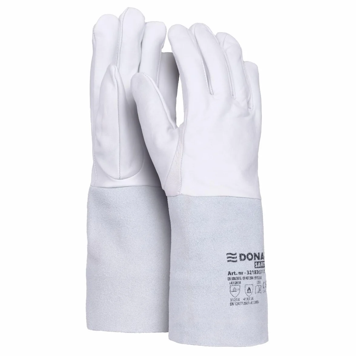 DONAU SAFETY Guante de soldador piel de cabra TIG talla 9 1 par