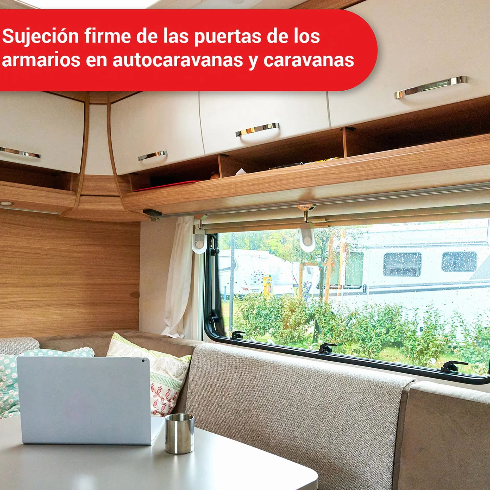 LouMaxx Cierre magnético fuerte 8 unidades blanco 4 kg para puertas armarios muebles