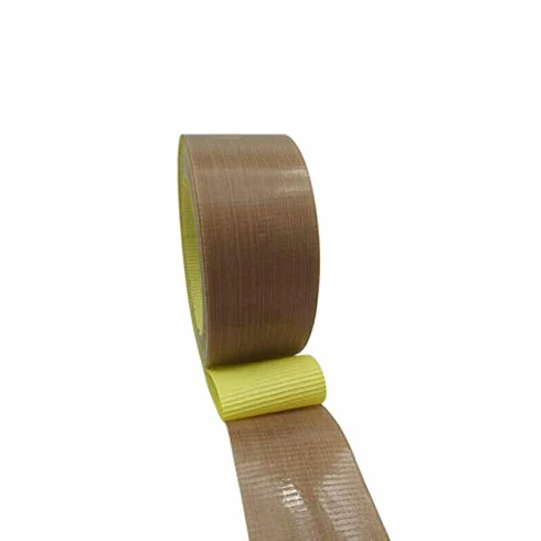 Cinta adhesiva de teflón de vidrio (autoadhesiva, 1 unidad), amarillo