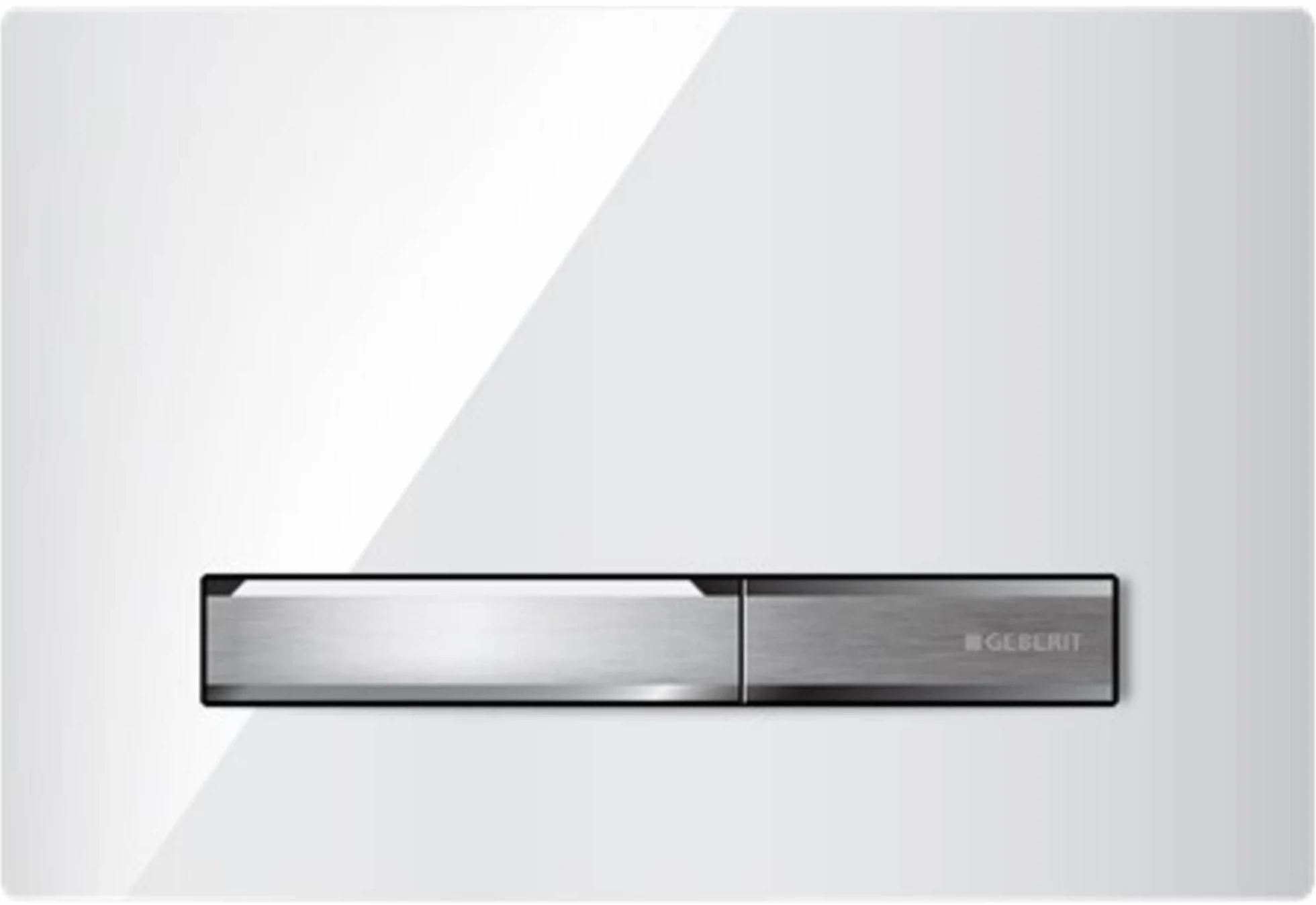 Geberit Sigma 50 Pulsador para cisterna blanco alpino delantero 2 cantidades