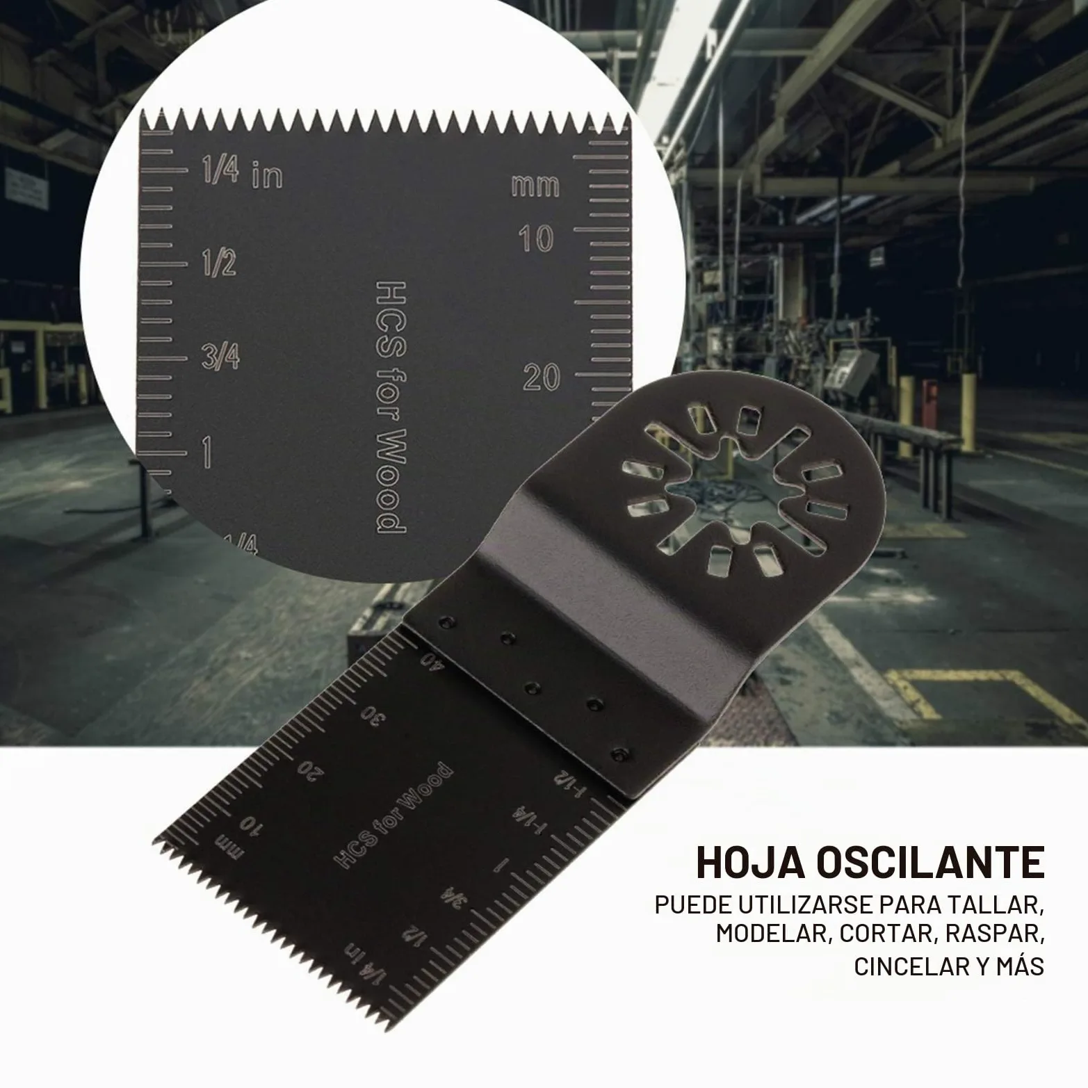 Sageblätter 20 Piezas Hojas de Sierra Oscilantes Multiherramienta, 34 mm, para Herramientas de Corte Fino