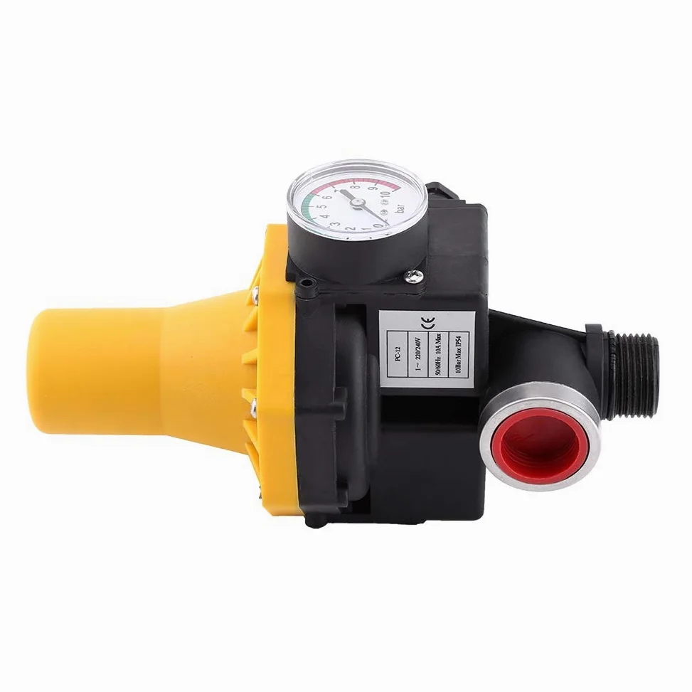 Ausla Interruptor de Presión 220V Control de Bomba Protección contra Funcionamiento en Seco, Mantiene Presión de Tubería Constante, Controla Varios Tipos de Bombas, Hogar, Jardín, Invernadero