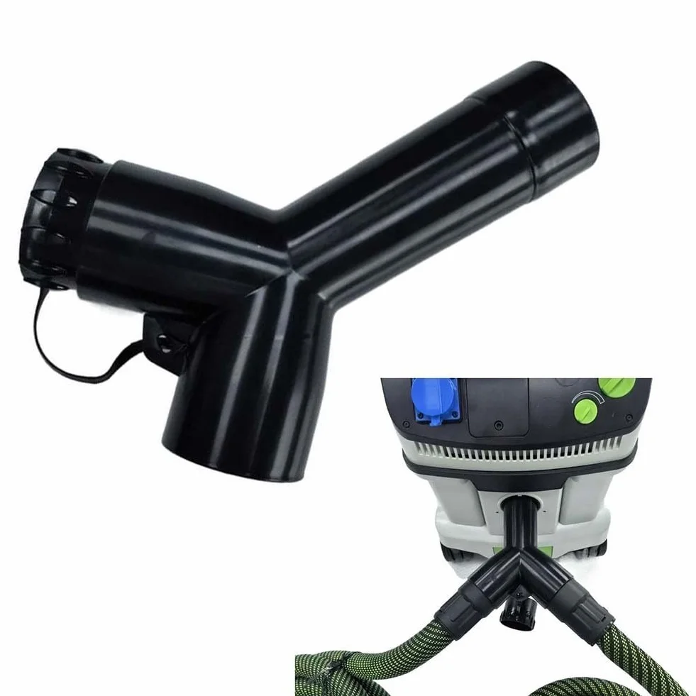 Para Festool 452898 manguito de manguera, adaptador en Y antiestático con ciego