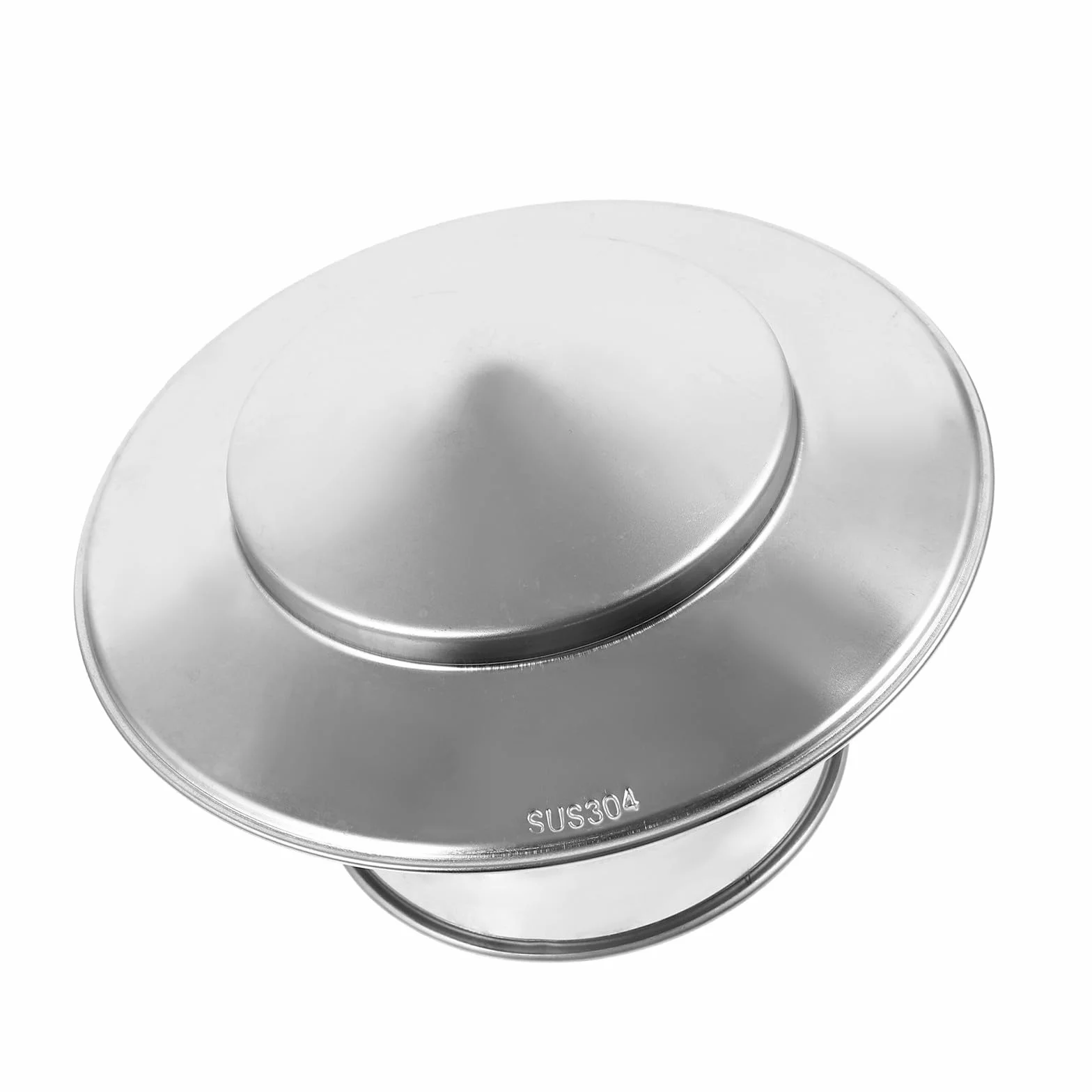 Sombrerete de Ventilación para Techo de 110 MM en Acero Inoxidable 304, Cubierta para Conductos de Humo y Sistema de Escape en Espacios Residenciales