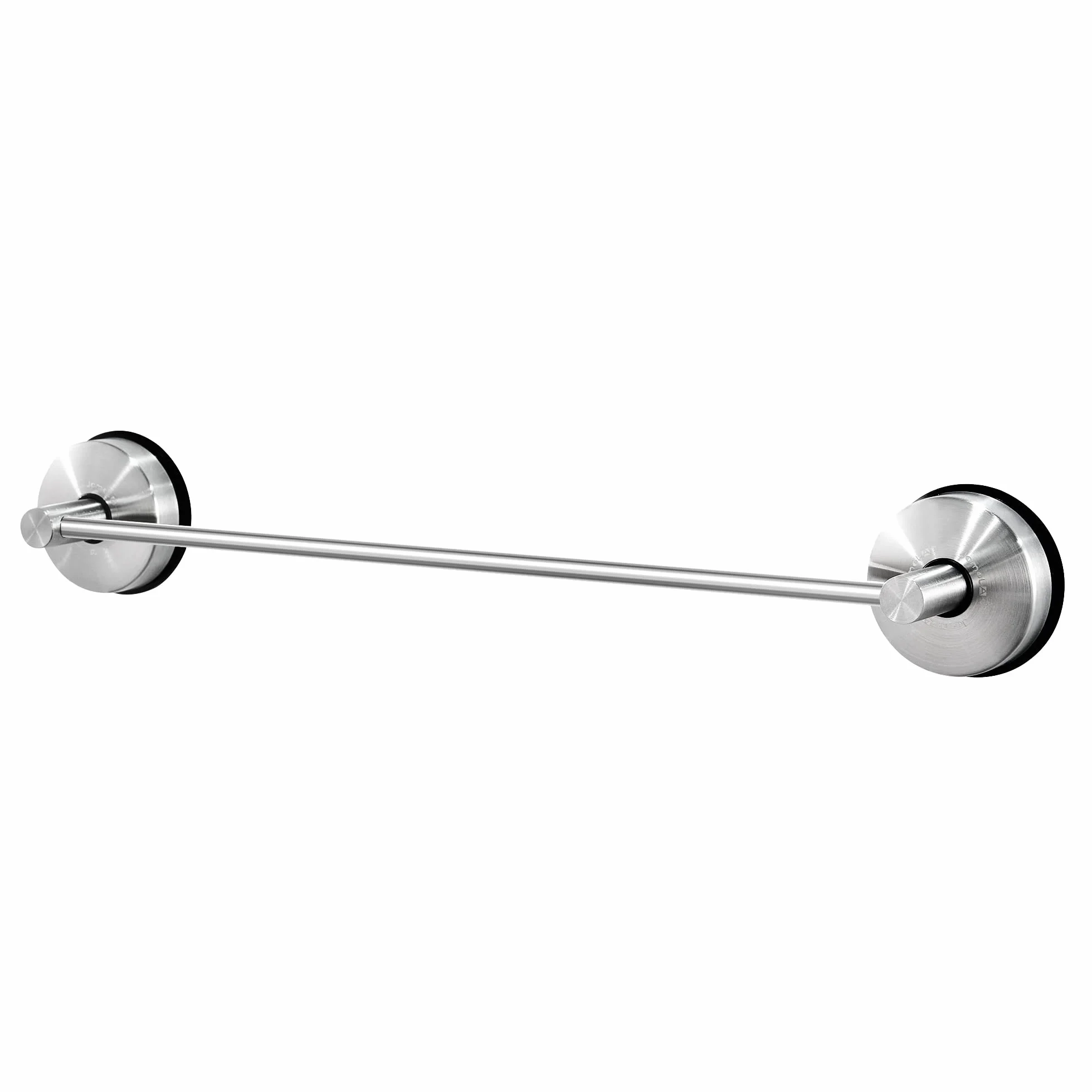 JOMOLA Toalleros de Baño con Ventosa Sin Taladro Toallero de Barra Acero Inoxidable Toallero de Pared para Cocina y Baño Barra De Toallero Acabado Cepillado, Plata, 42.8CM