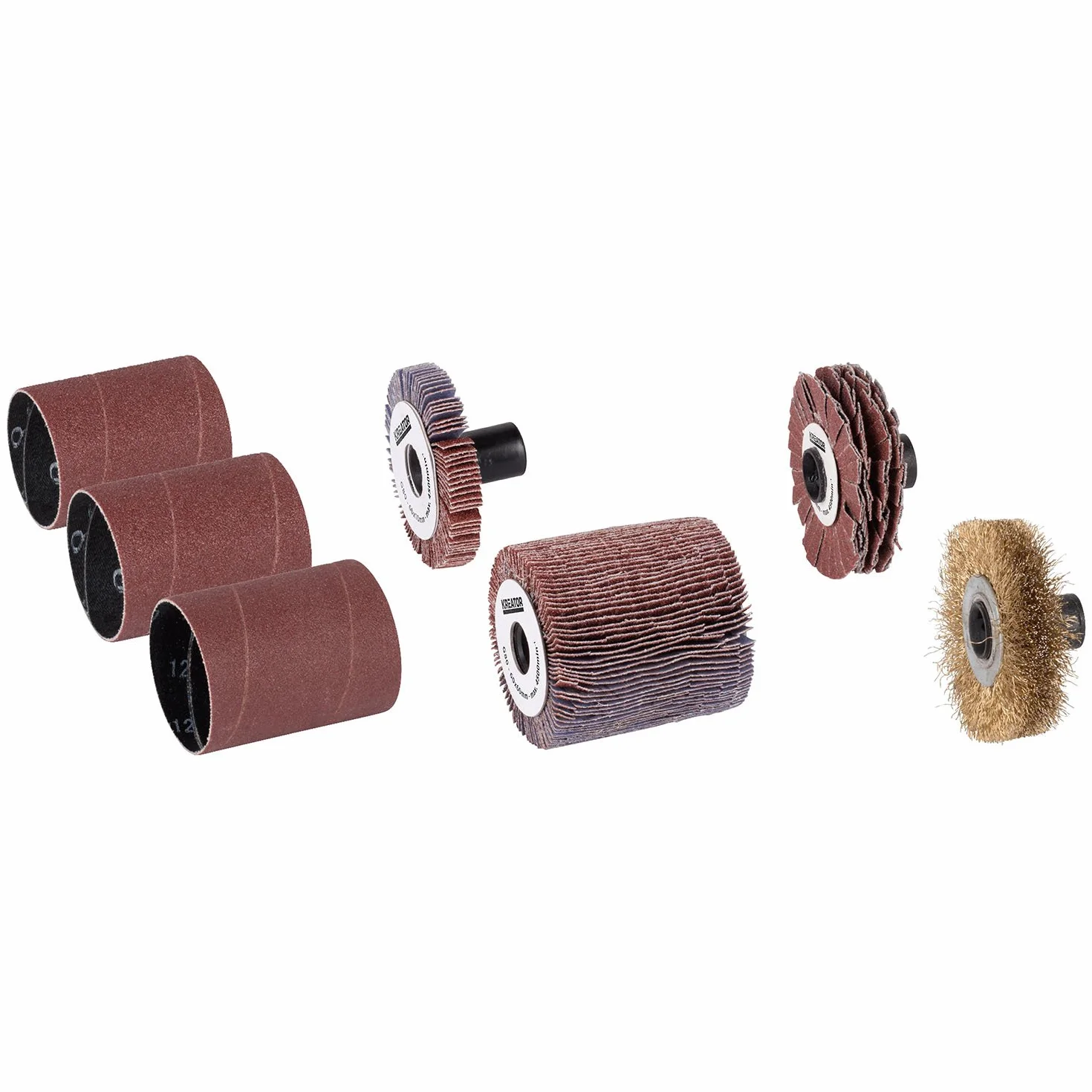 Kreator lija Roller accesorios Juego de 7 piezas para lijadora eléctrico