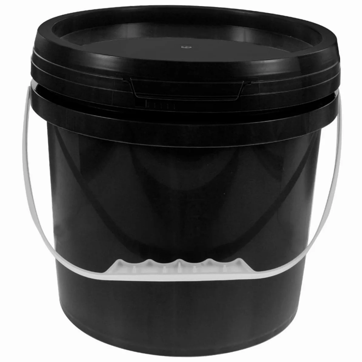 WOONEKY Cubo De Pintura De Plástico con Tapa y Asa Contenedor De Almacenamiento para Pintura Uso Profesional y