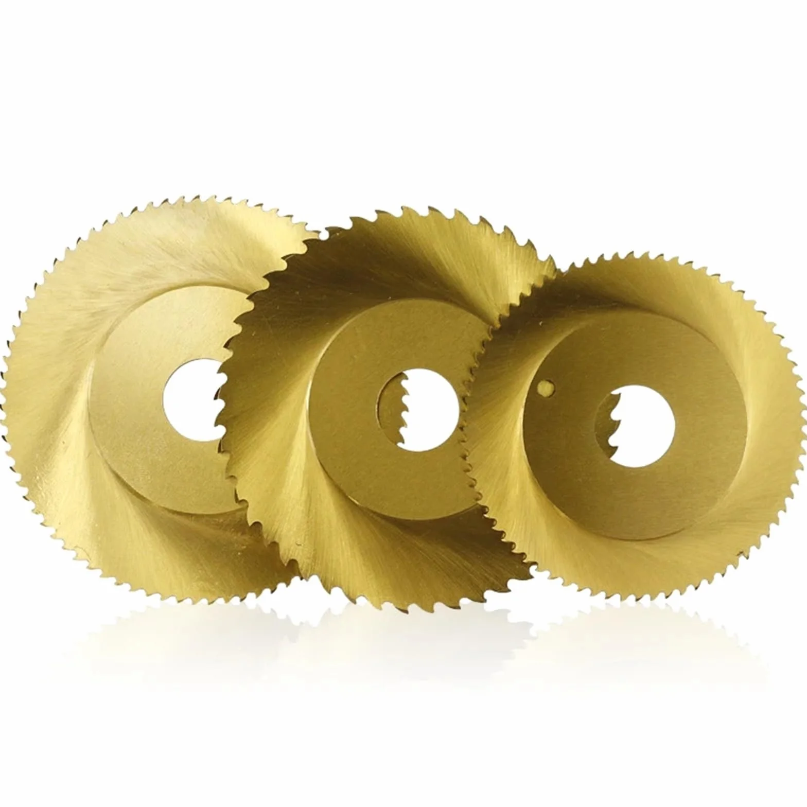 Hoja de sierra Orbital recubierta de titanio, 68/80x16mm, tubo HSS, hoja de corte de Metal, hoja de sierra Circular for tubería de acero inoxidable, 1 ud.(68x16x1.6x44T)