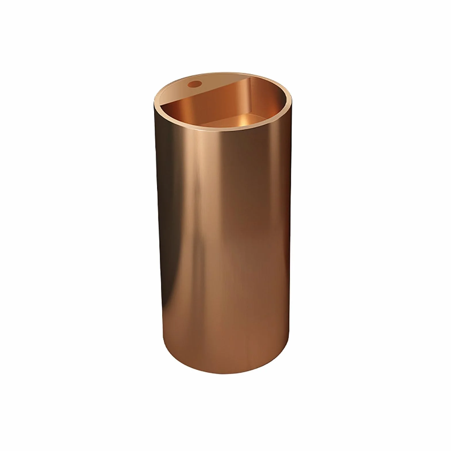 Lavabo Redondo con Pedestal, Lavamanos Independiente de Acero Inoxidable, Lavabo Comercial para Baño con Cubeta Profunda y Diseño Antisalpicaduras(39x39x80cm(15x15x31), A)
