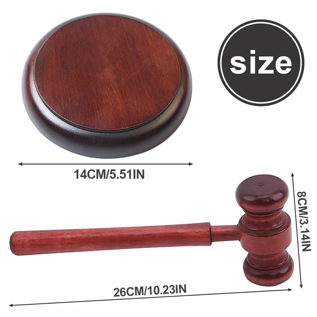 Juego de jueces de Madera, Martillo de Juez, Martillo de Juez, mazo y Bloque de Juez, mazo de Juez, mazo de Juez